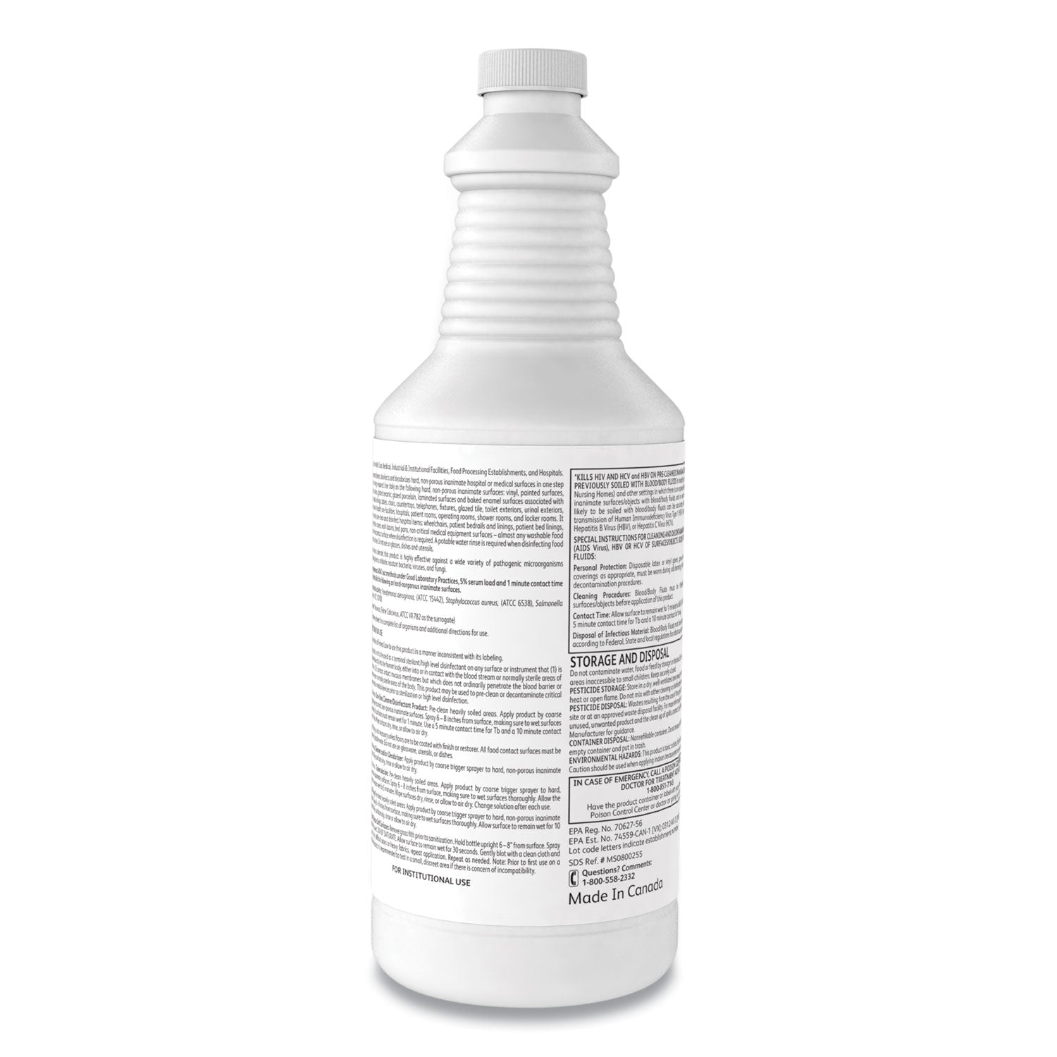 Diversey™ Oxivir Tb One-Step Disinfectant Cleaner, 32 Oz Bottle, 12/carton