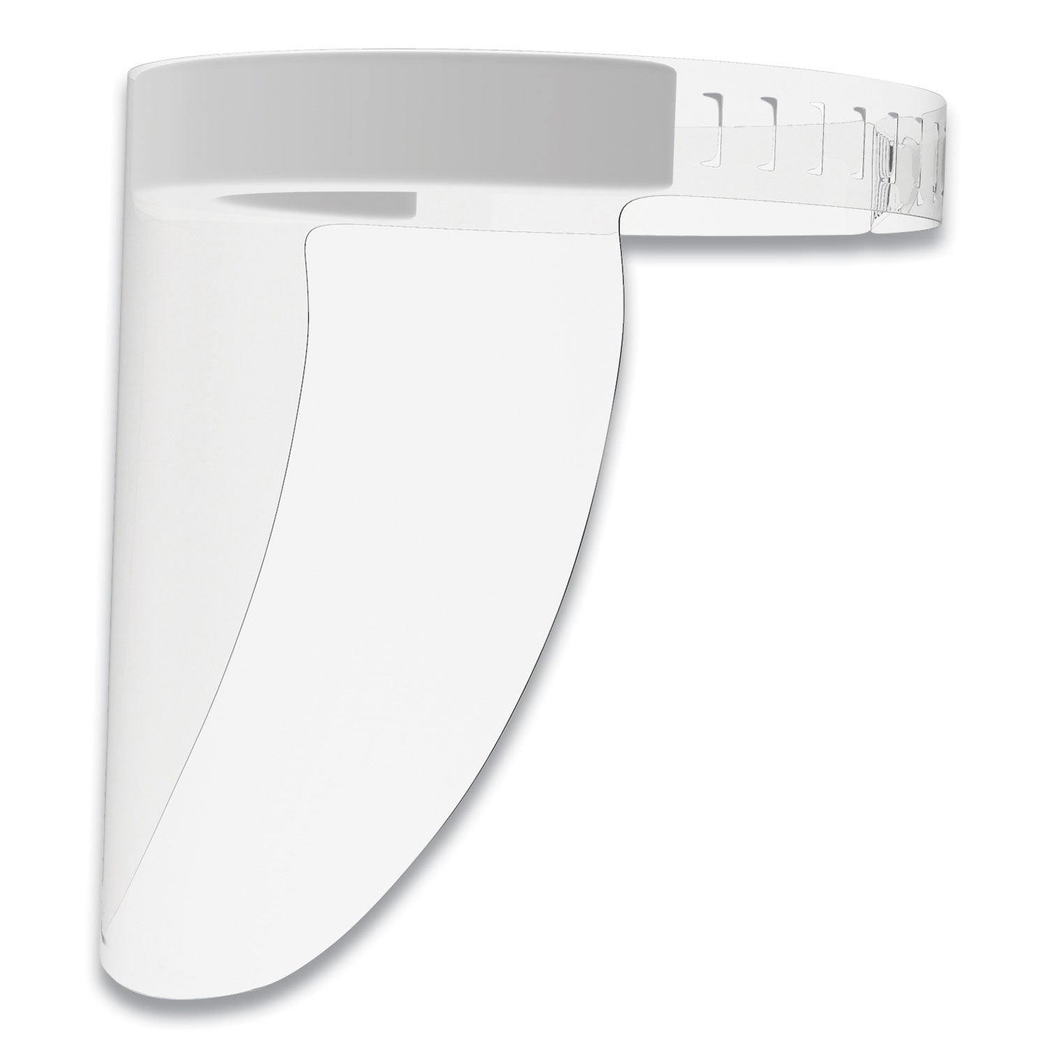 deflecto® Disposable Face Shield, 13 x 10, Clear, 100/Carton