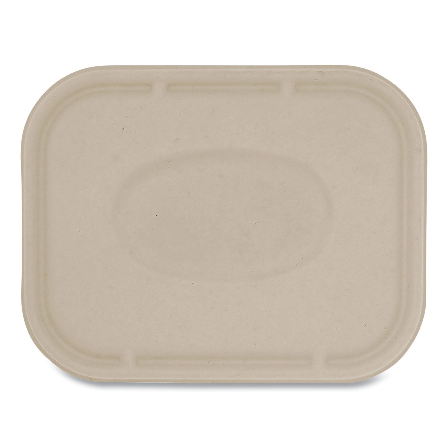 World Centric® Fiber Lids for Fiber Containers, 7.8 x 10.1 x 0.5, Natural, Paper, 400/Carton