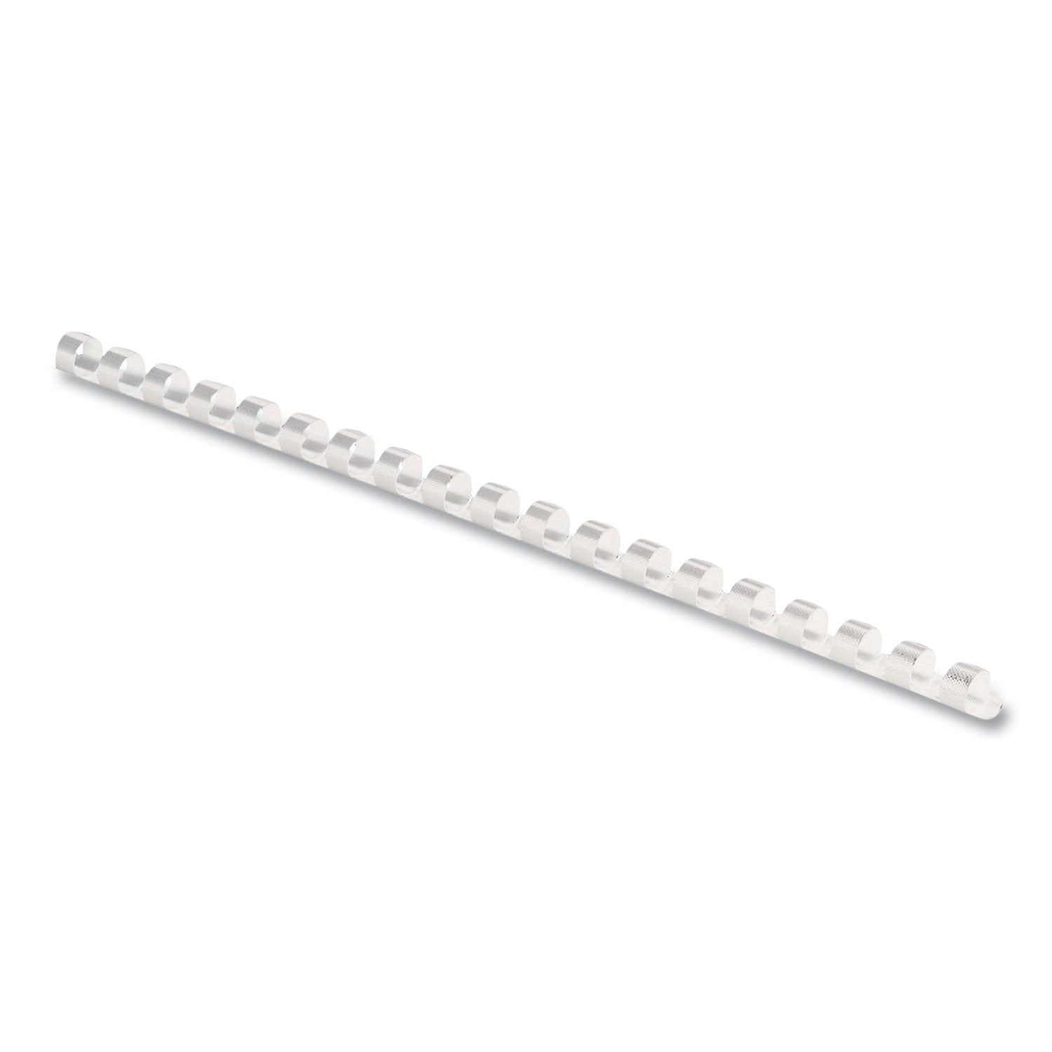 Fellowes® Plastic Comb Bindings, 5/16" Diameter, 40 Sheet Capacity, White, 100/Pack