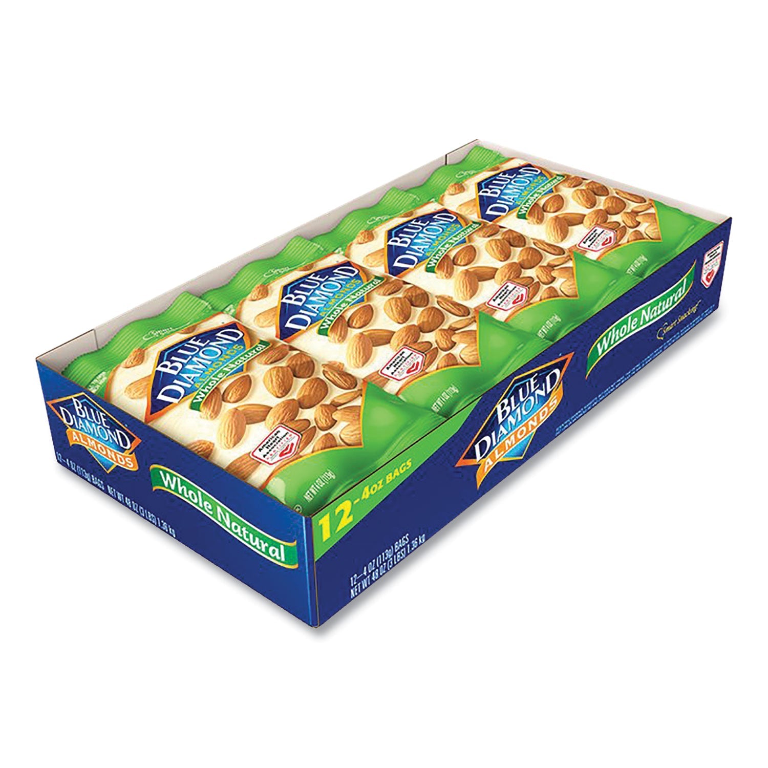 Whole Natural Almonds | Blue Diamond® 4 Oz