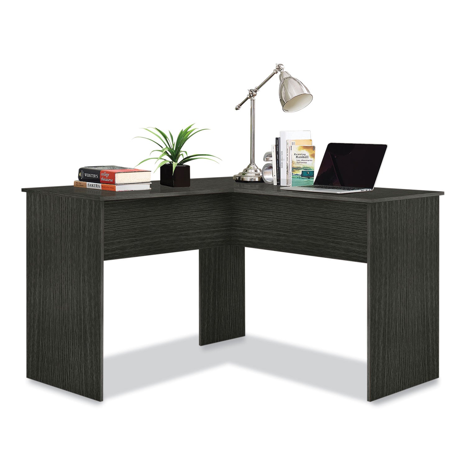 Easy 2 Go Corner Computer Desk | Dark Gray