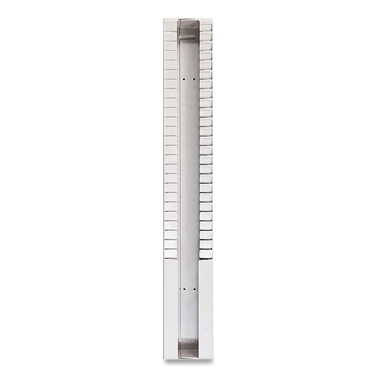 Pyramid Technologies Time Card Rack, 25 Pockets, Plastic, Light Gray