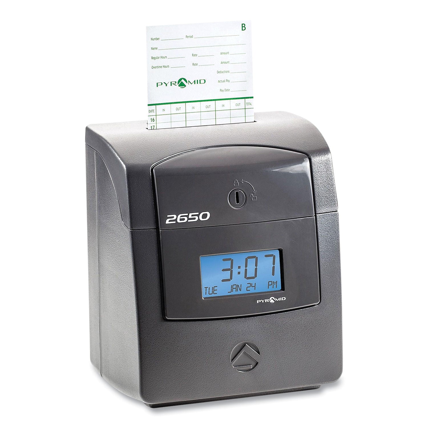 Pyramid 2650 Pro Auto Aligning Time Clock
