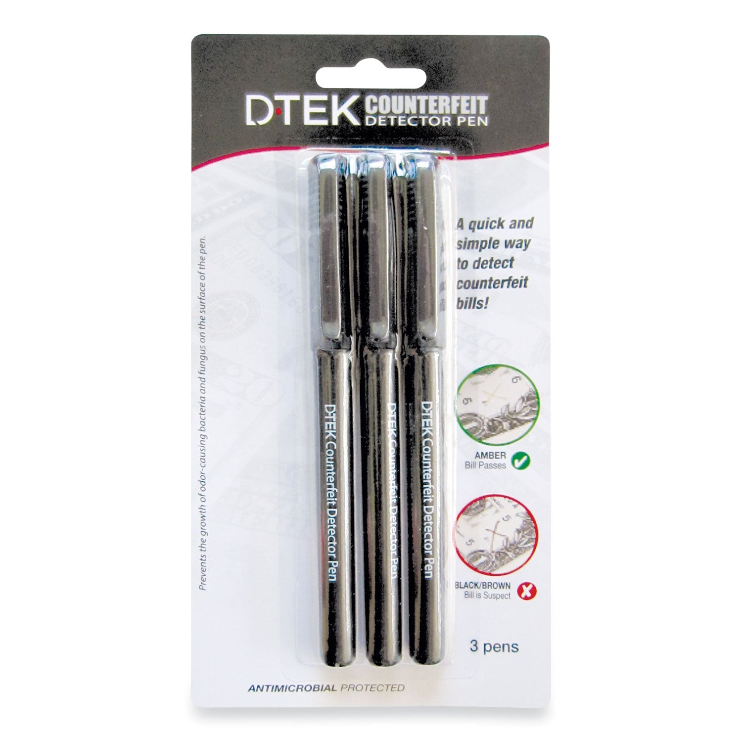 Counterfeit Detector Pens | 3-Pack