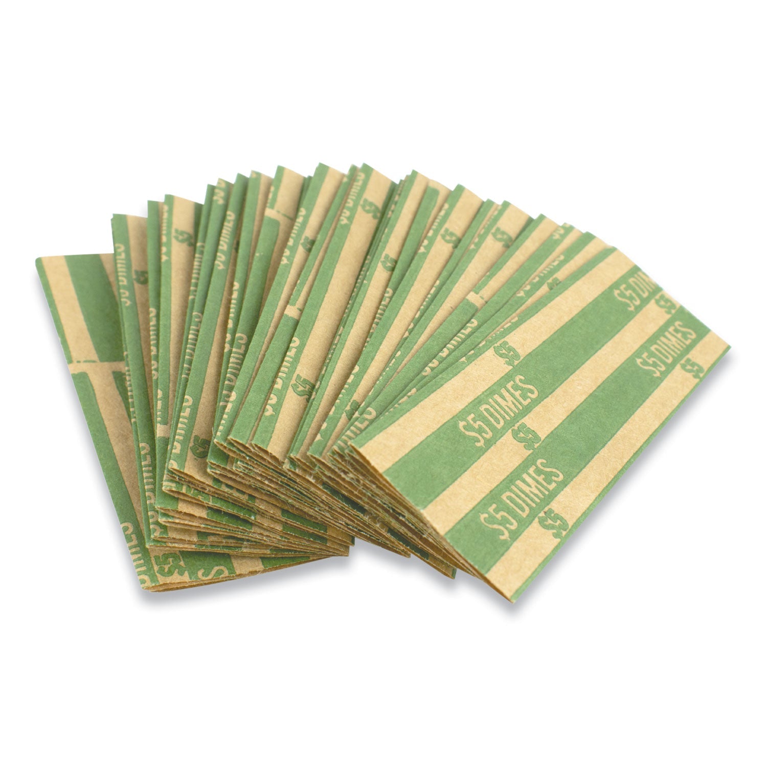 Flat Tubular Coin Wrap | Dimes, 1,000/Box