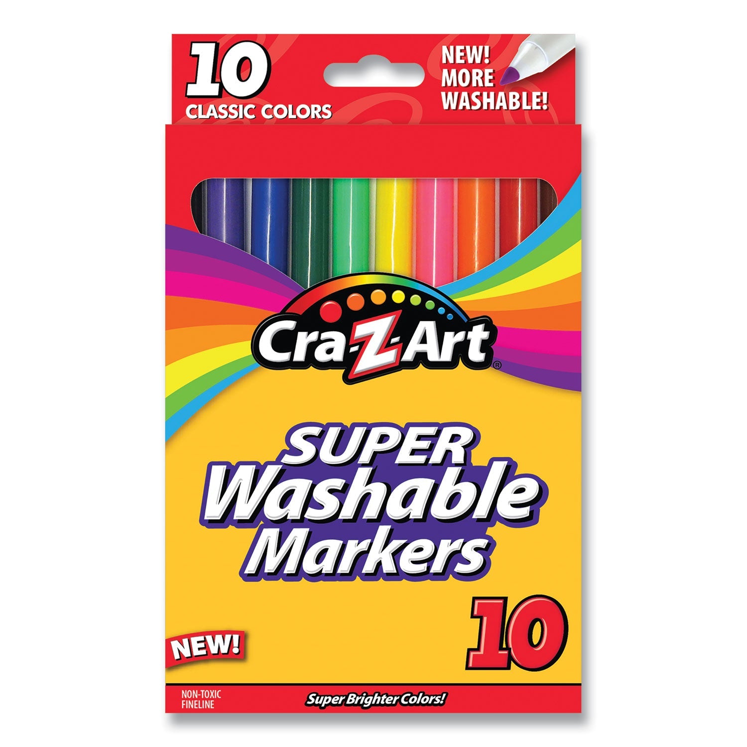 Super Washable Markers | 10-Set Fine Tip