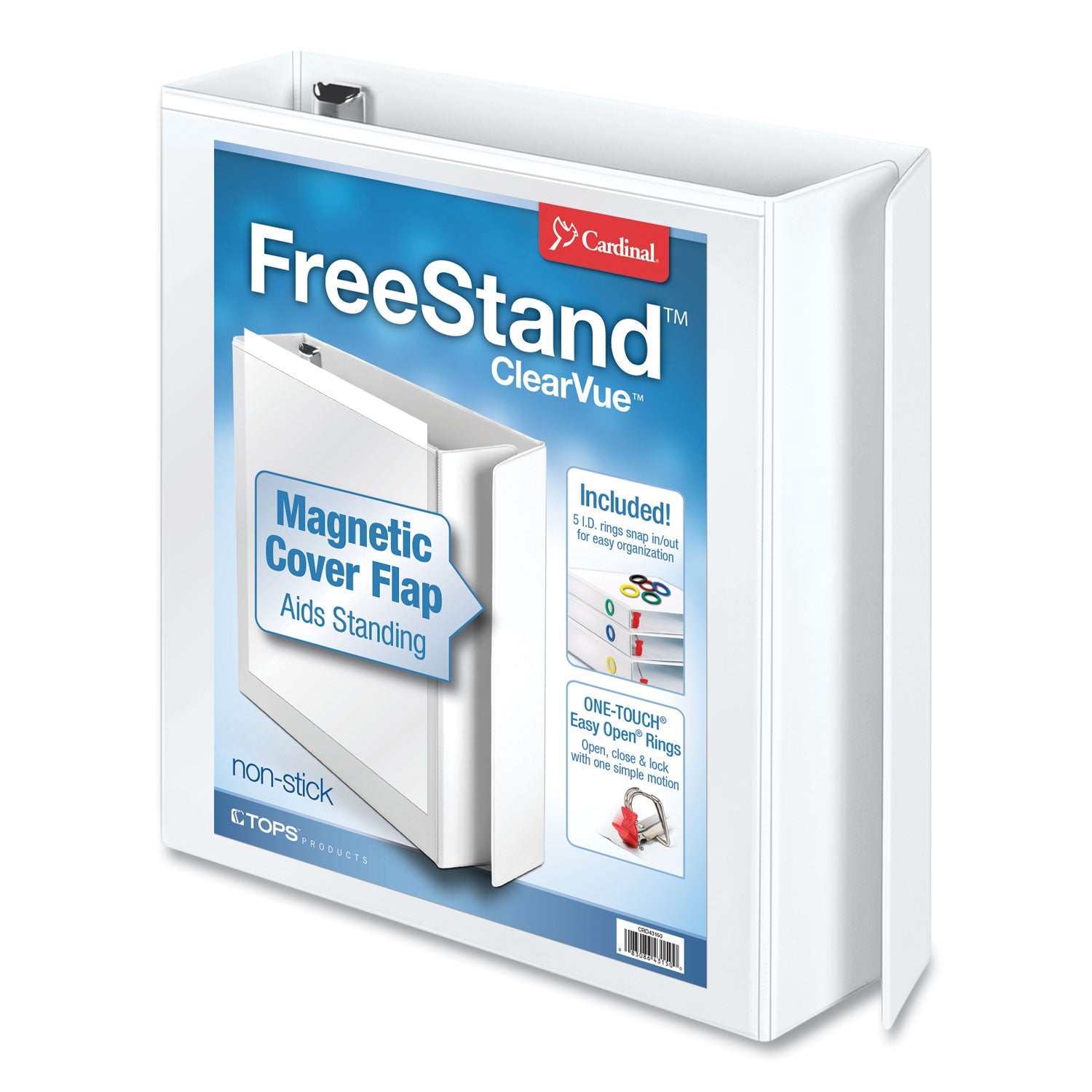 Cardinal Freestand Easy Open Locking Slant-D Ring Binder