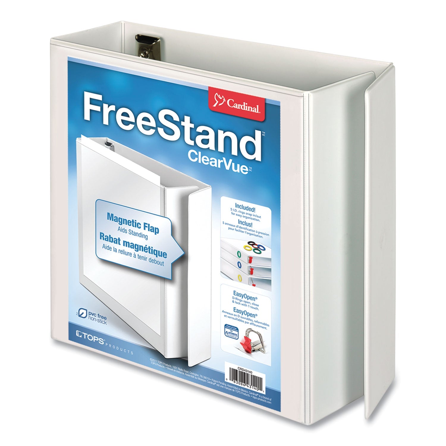 Freestand Easy Open Locking Slant-D Ring Binder