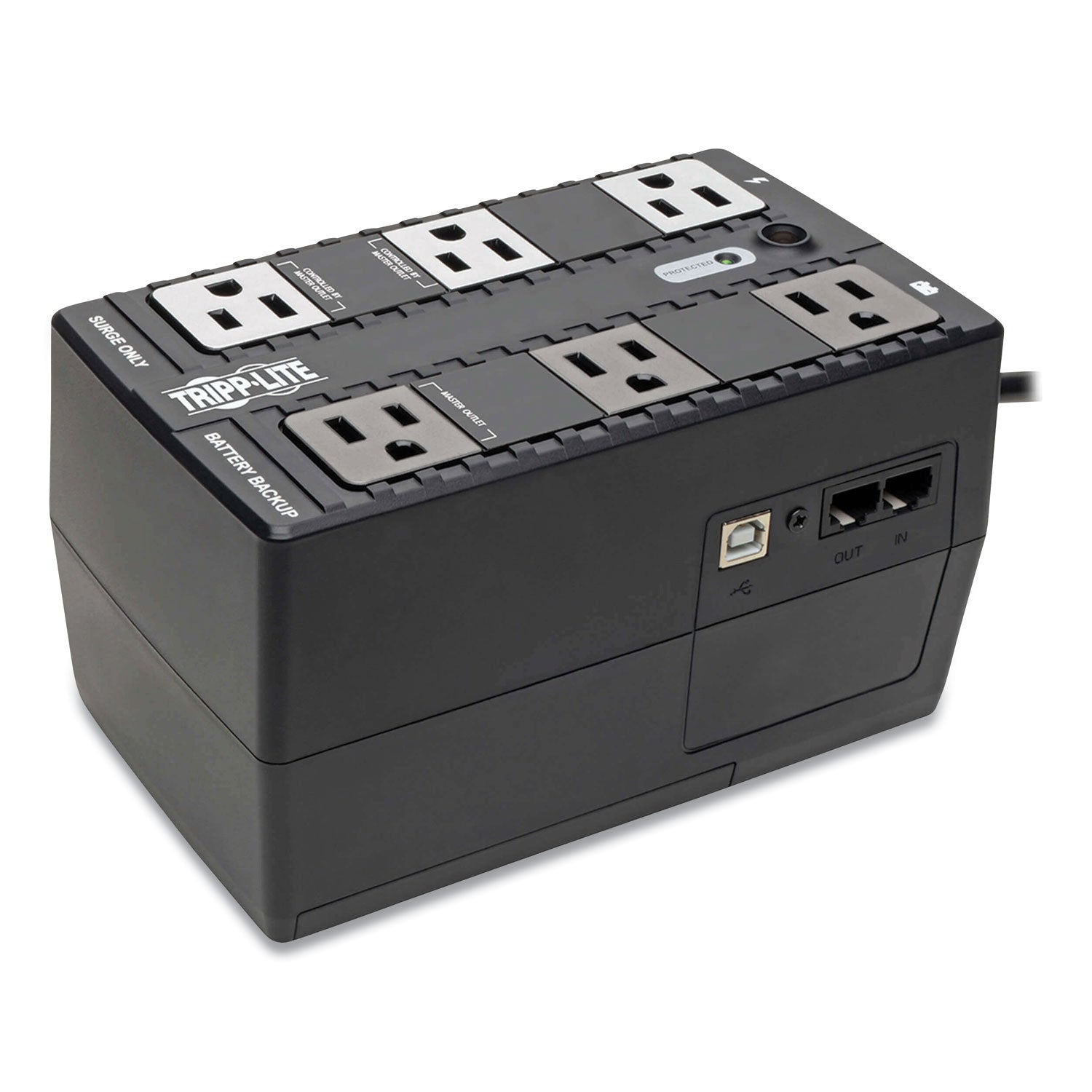 Tripp Lite by Eaton ECO Series Energy-Saving Standby UPS, 6 Outlets, 350 VA, 316 J