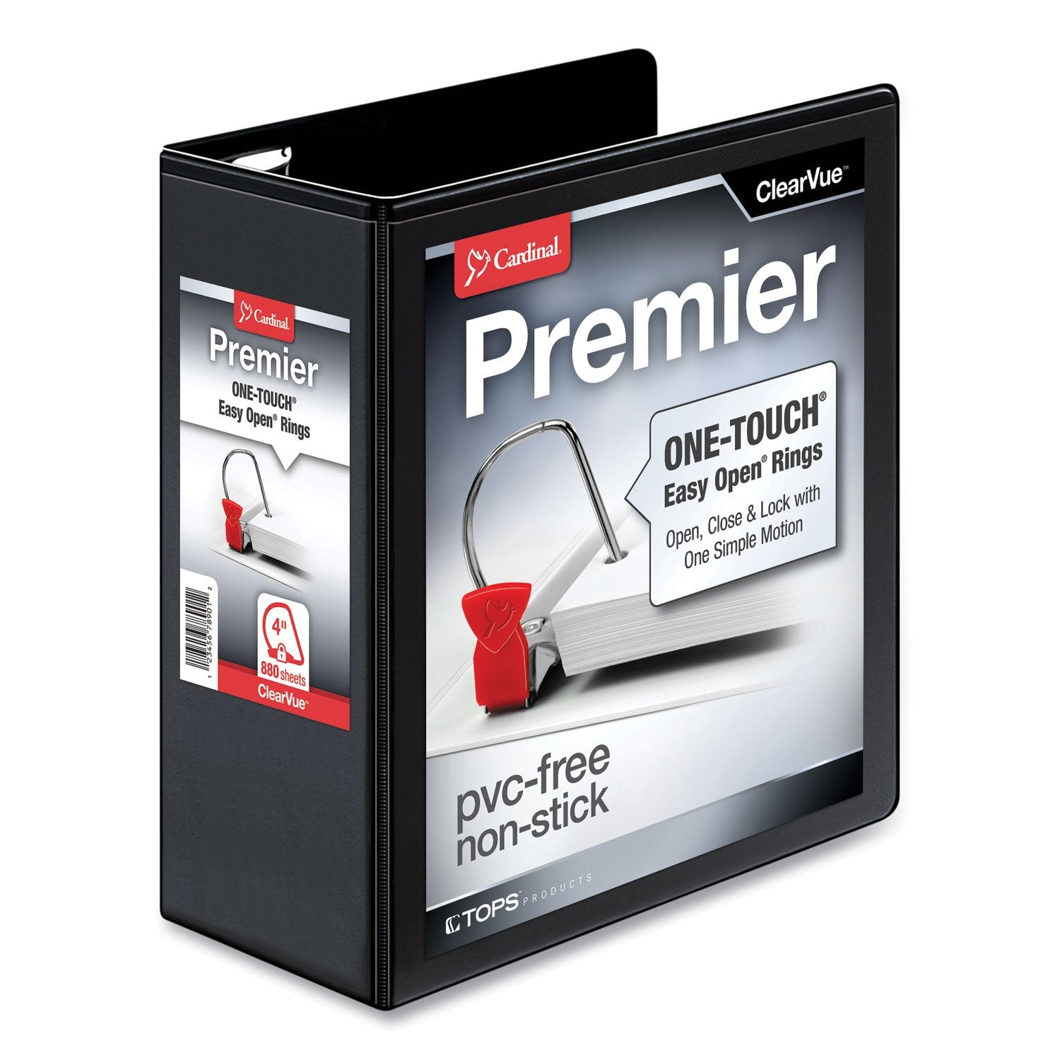 Cardinal Premier Clearvue Slant-D Ring Binder