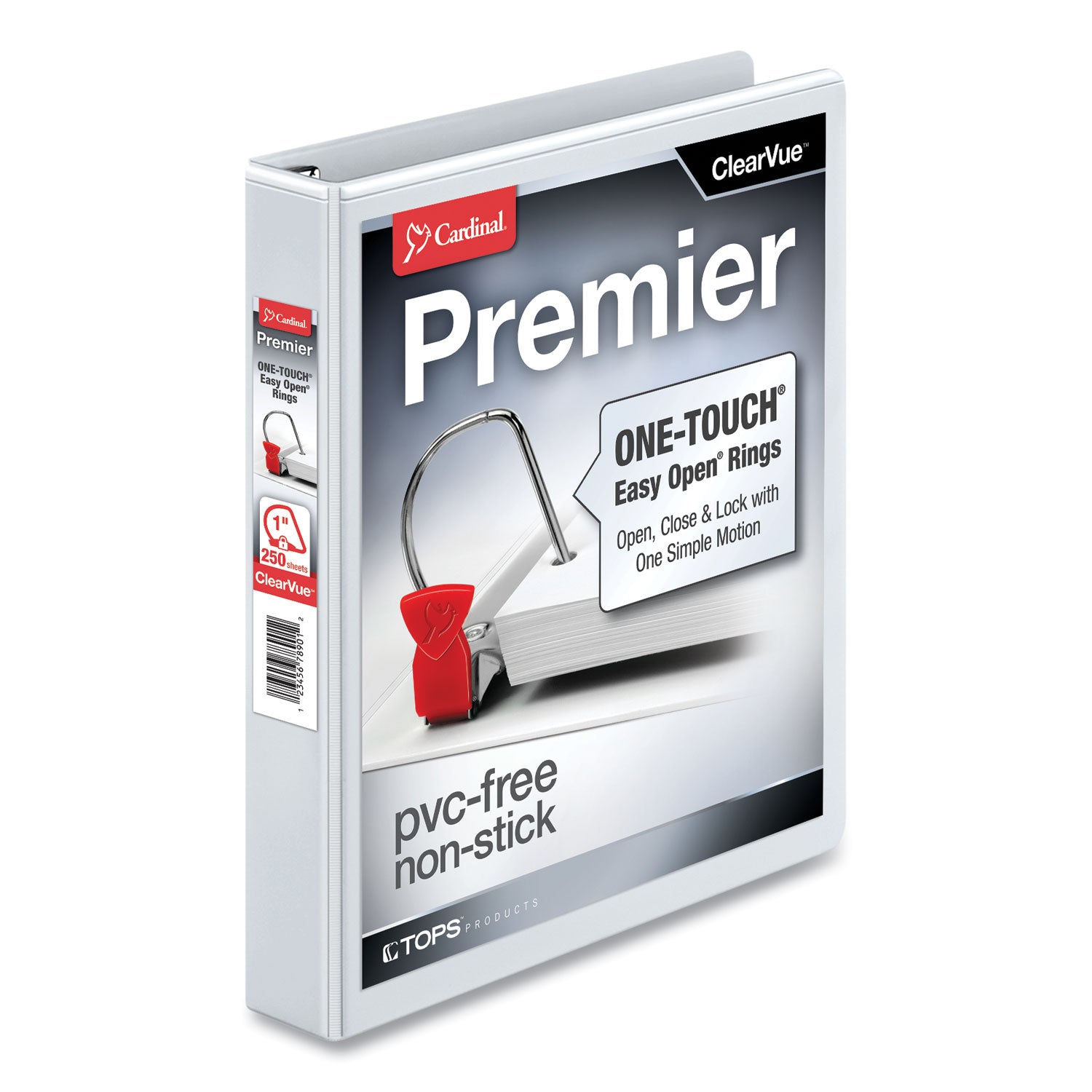Locking Slant-D Ring Binder | 1", White, Cardinal®