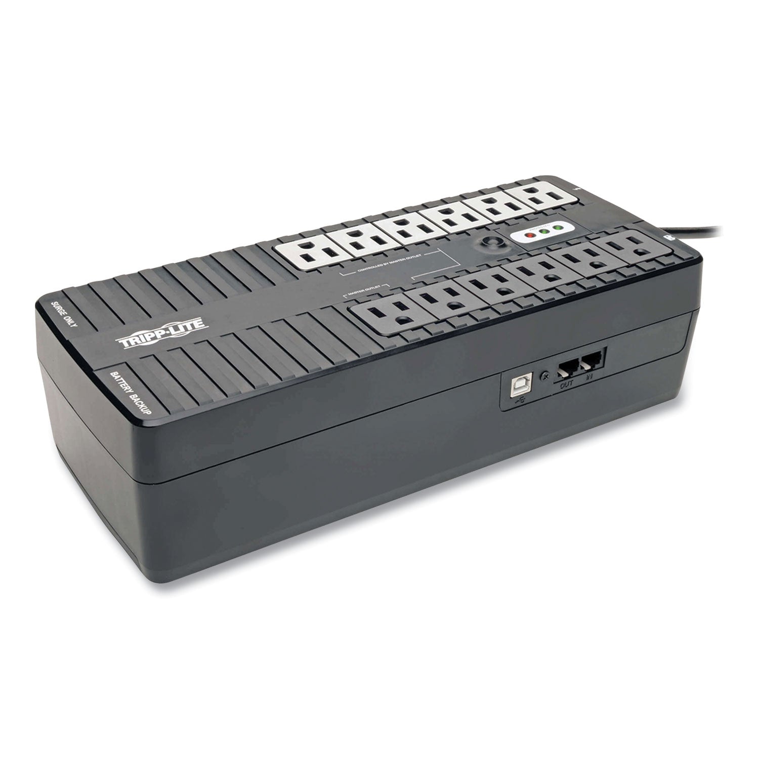 Tripp Lite by Eaton Eco Series Energy-Saving Standby Ups With Usb, 12 Outlets, 750 Va, 420 J