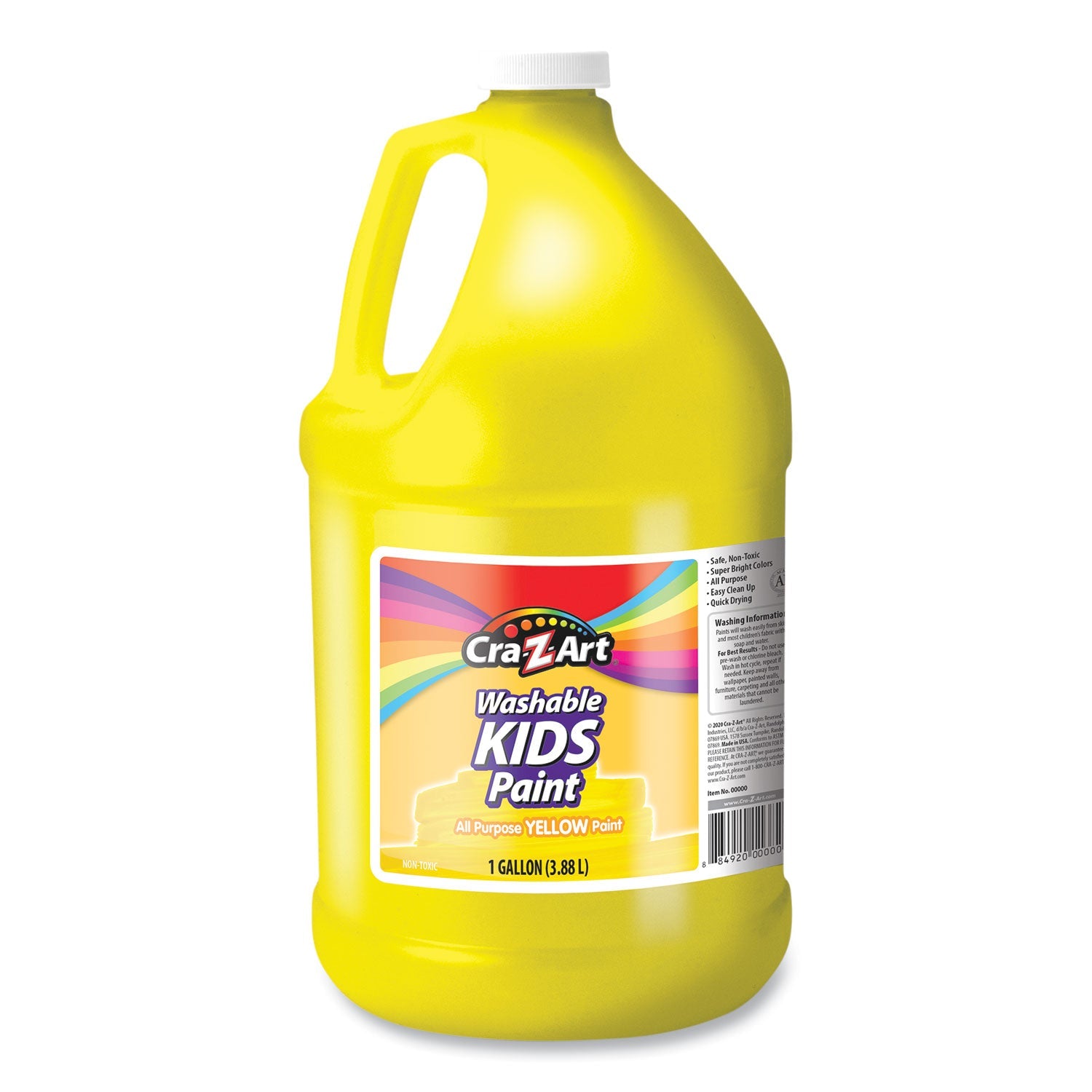 Washable Kids Paint | Yellow 1-Gallon
