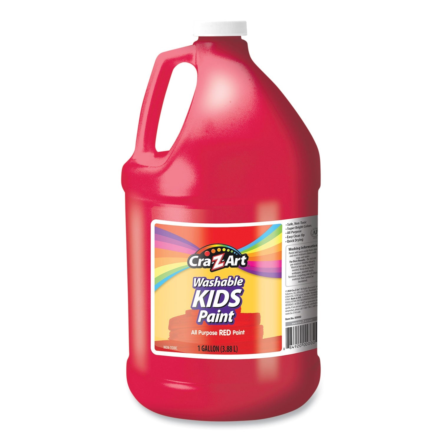 Washable Kids Paint | Red 1-Gallon