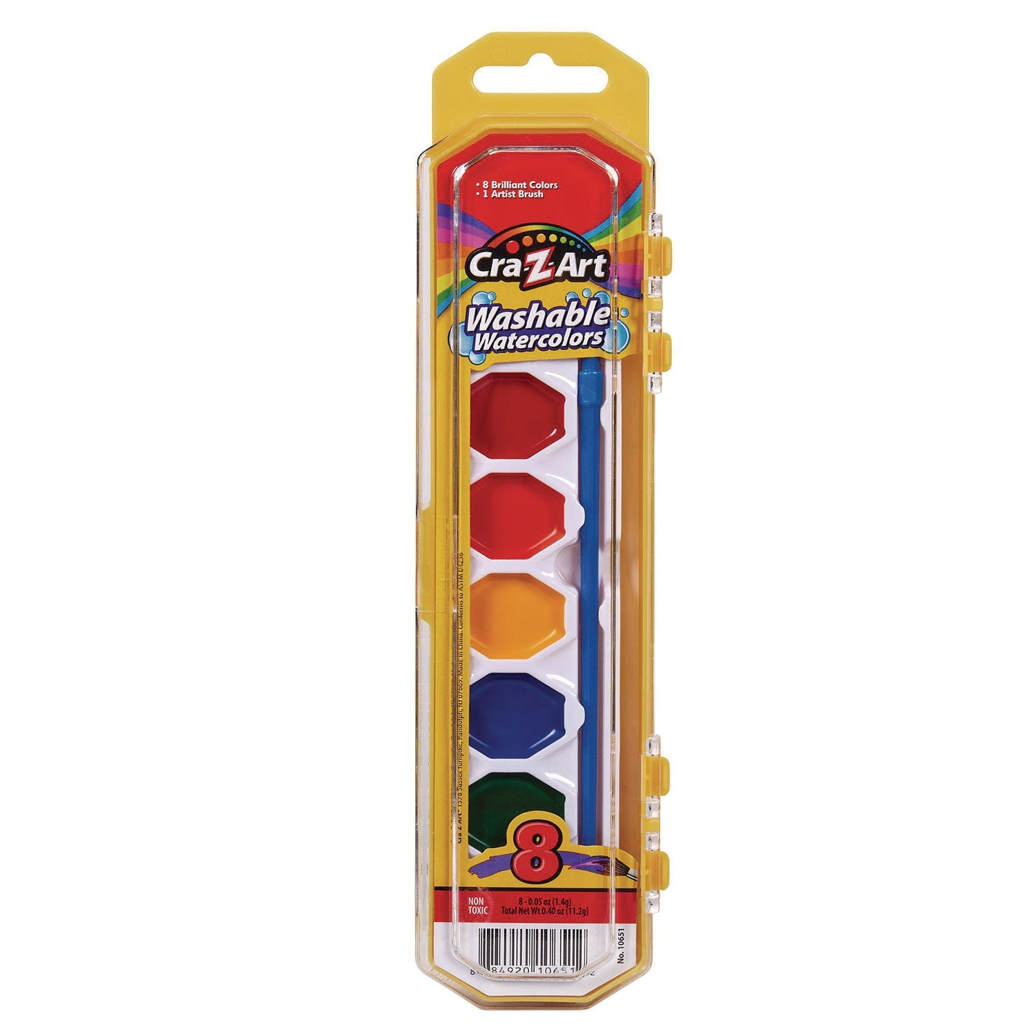 Washable Watercolors | 8-Color Palette