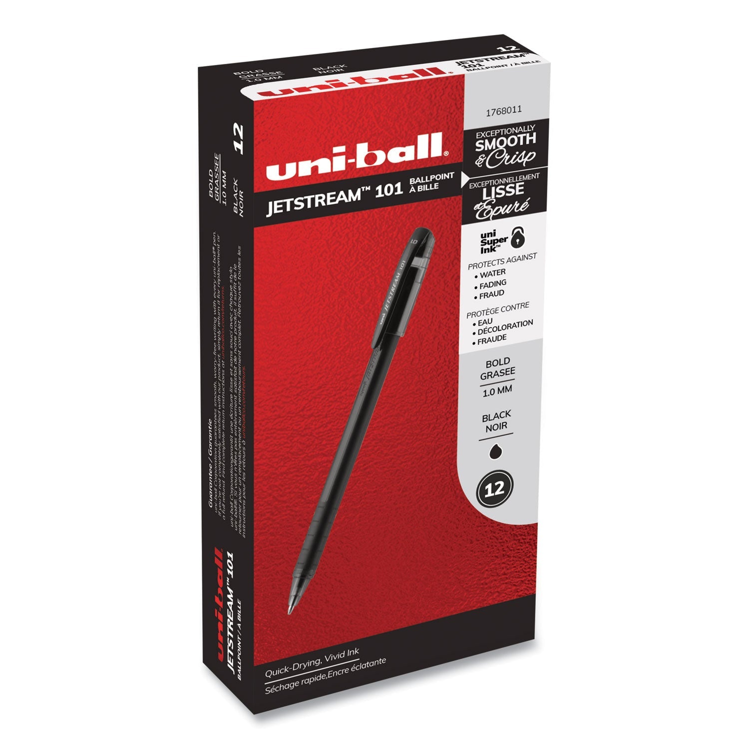 Jetstream 101 Hybrid Gel Pen | Black Dozen