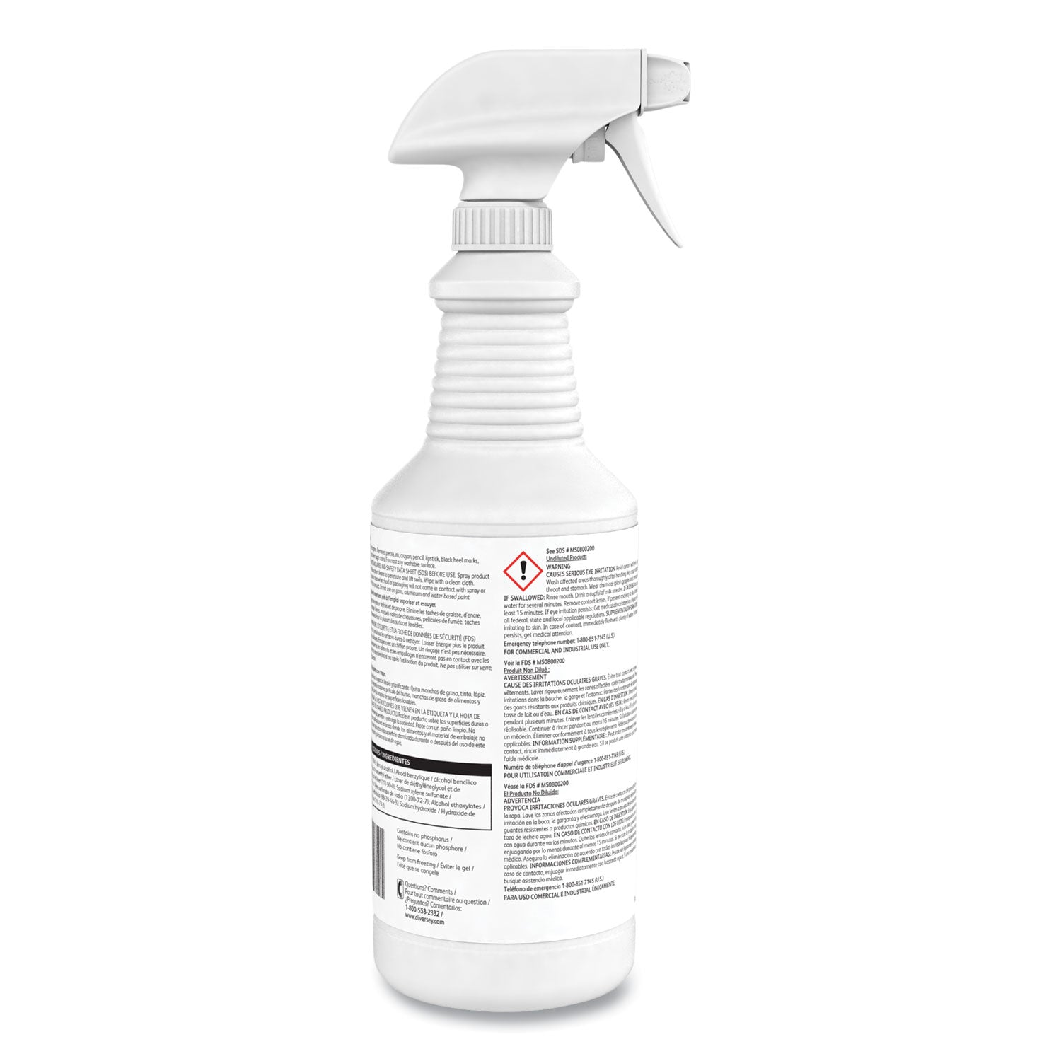 Diversey™ Speedball Heavy-Duty Cleaner, Citrus, Liquid, 1qt. Spray Bottle, 12/ct