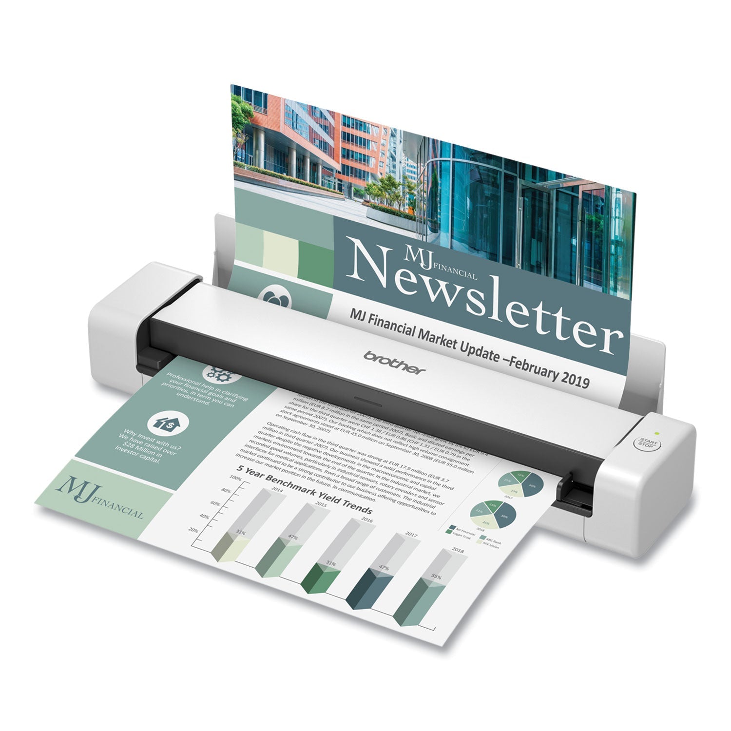 Duplex Compact Mobile Document Scanner | DS-740D