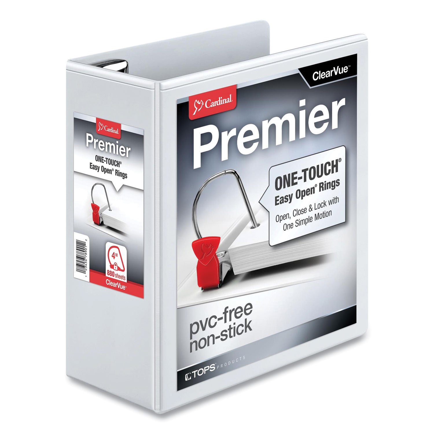 Cardinal Premier Clearvue Slant-D Ring Binder