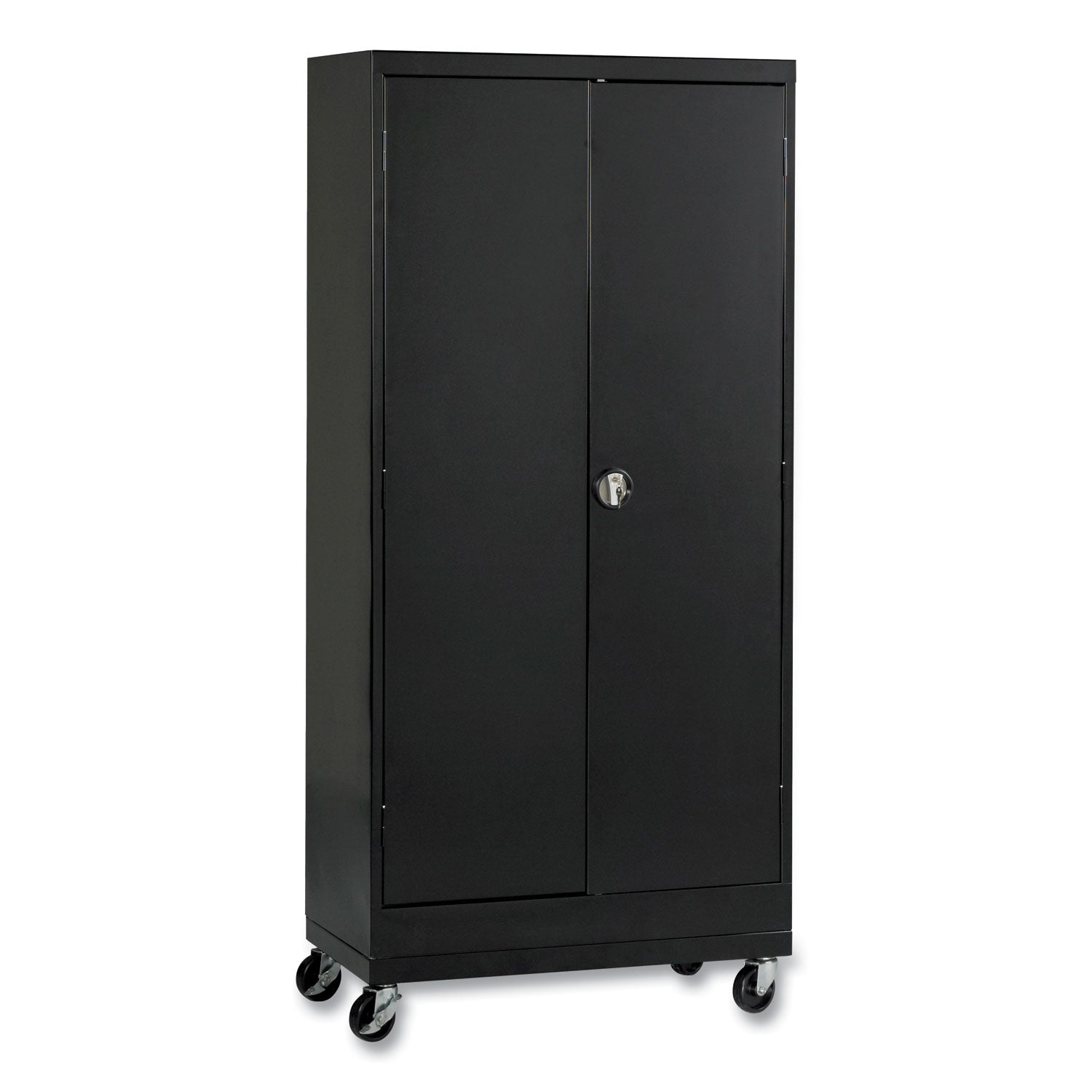 Assembled Mobile Storage Cabinet | Black | Alera®