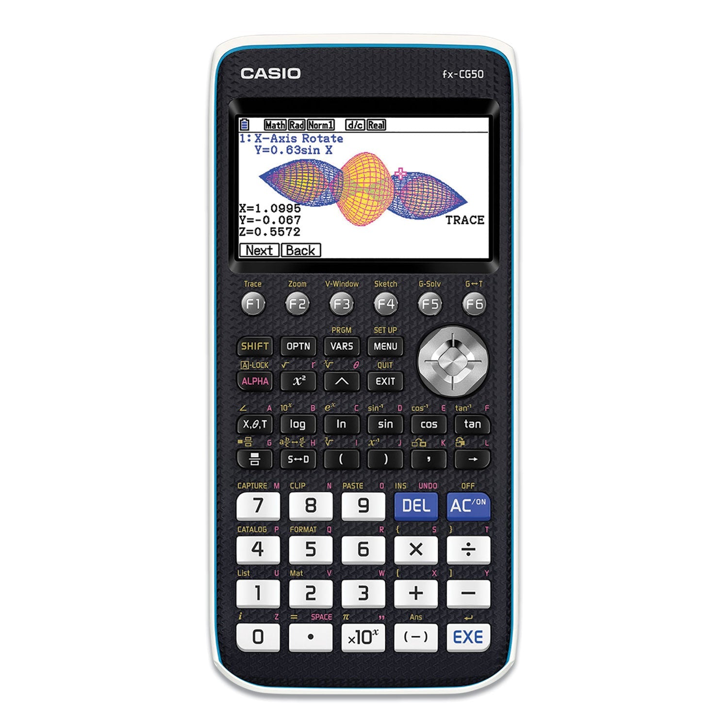 Casio® Fx-Cg50 Prizm Color Graphing Calculator, 21-Digit Lcd, Black