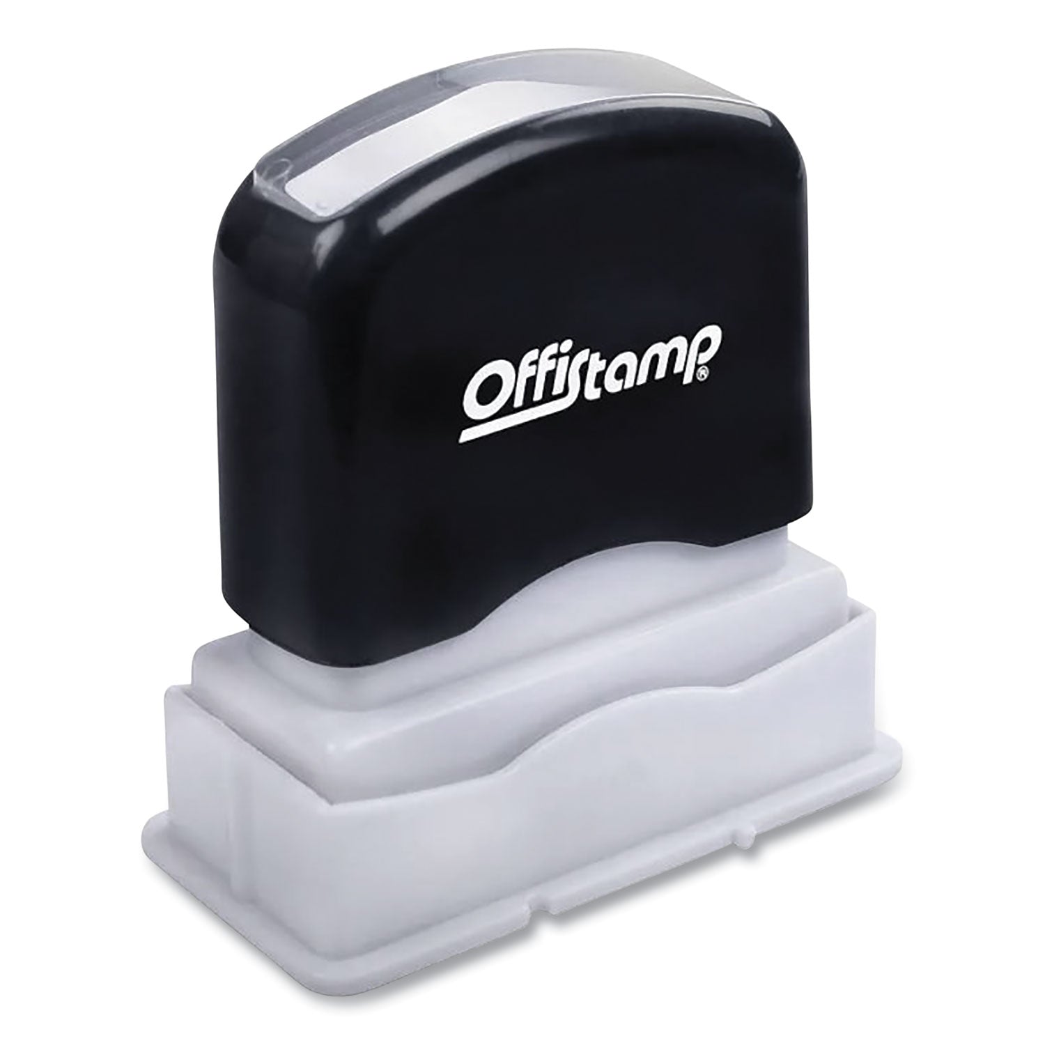 Offistamp Pre-Inked Message Stamp | Past Due Red