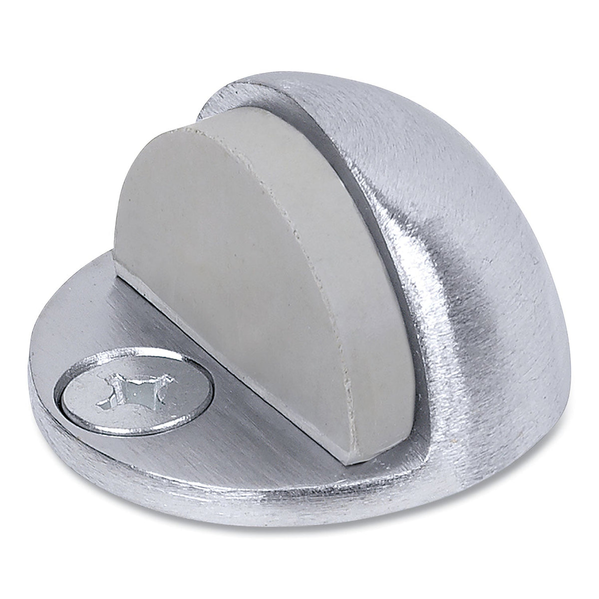 Low Dome Floor Stop | Satin Chrome
