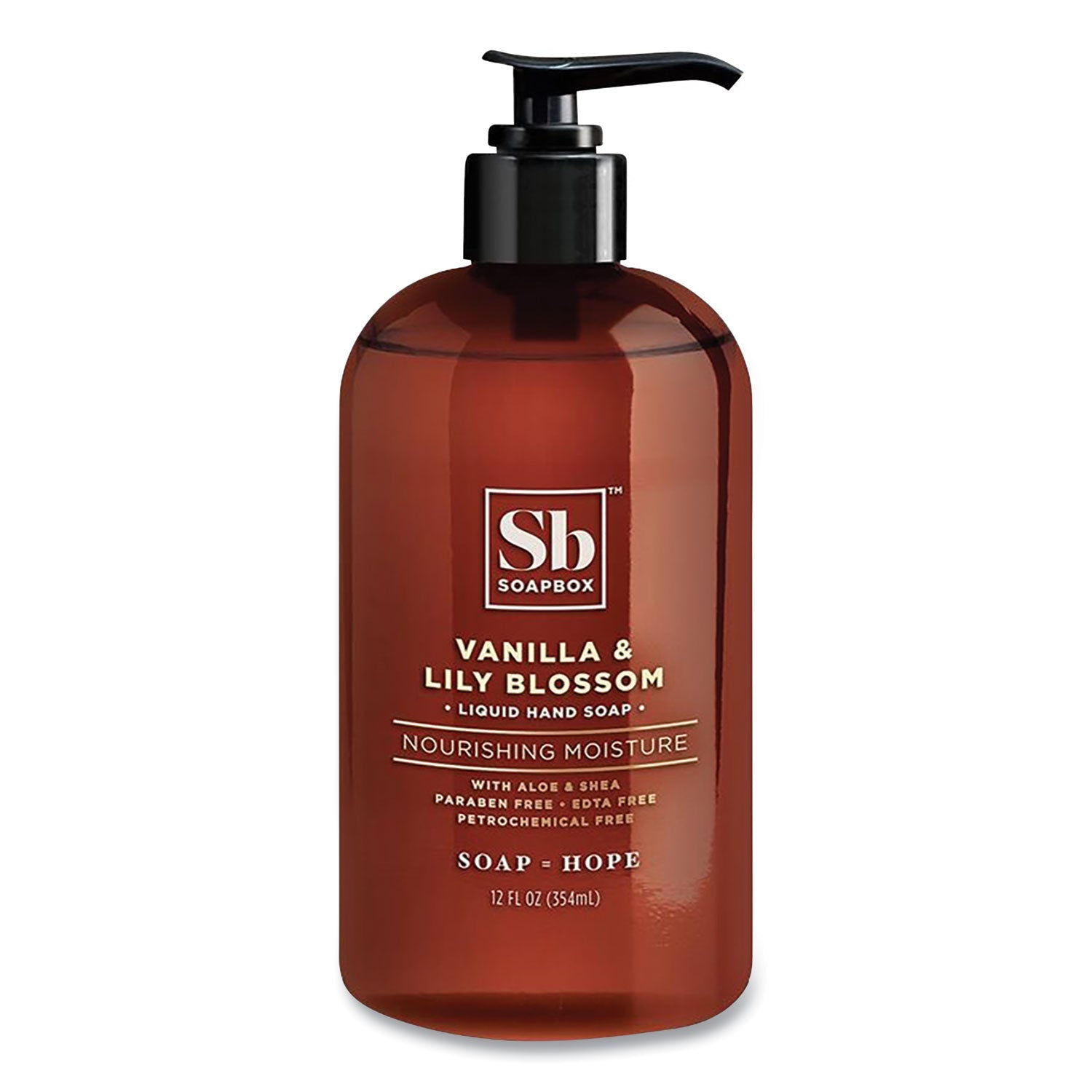 Soapbox Hand Soap | Vanilla & Lily Blossom 12-Pack