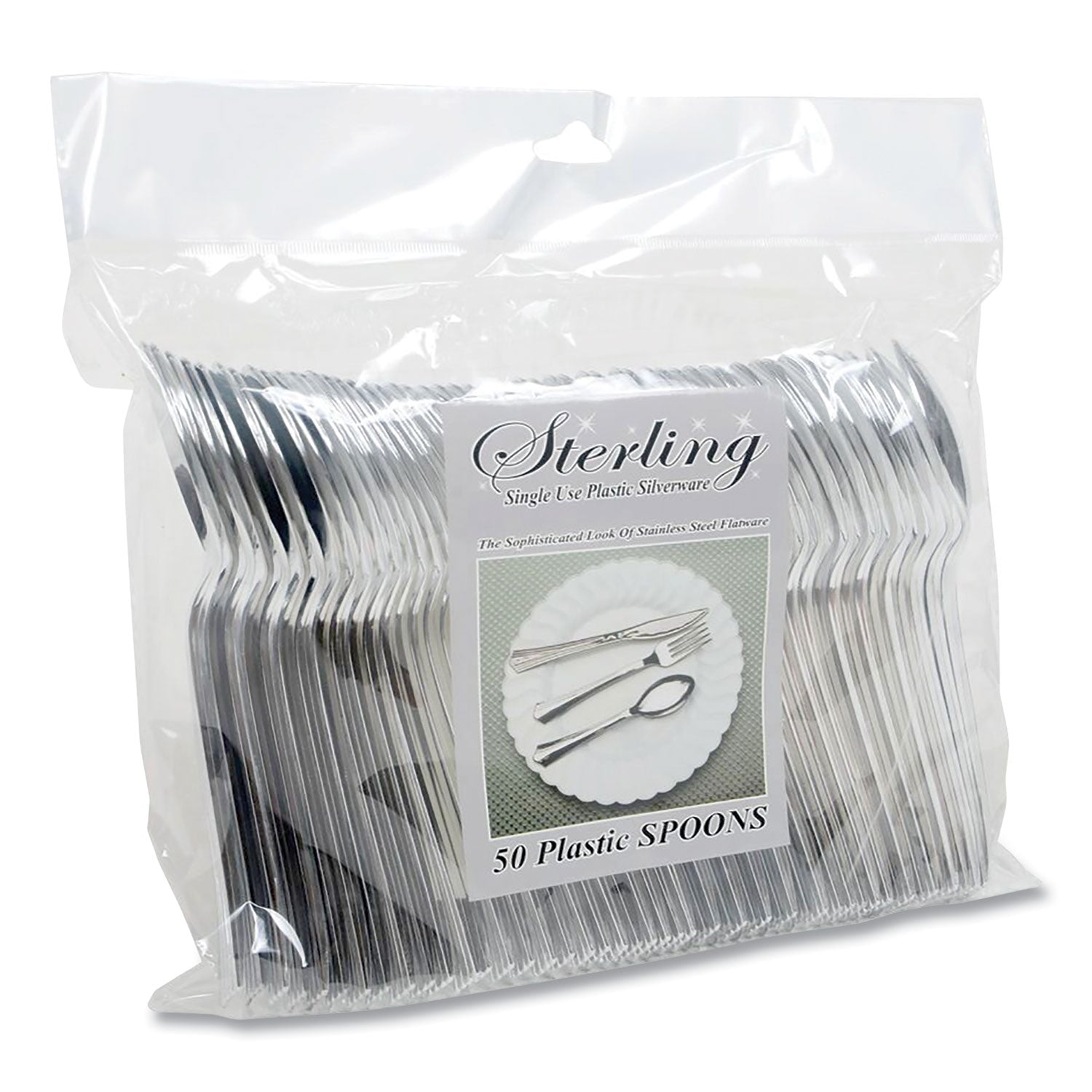 Sterling Heavy-Duty Plastic Spoon | Tablemate®