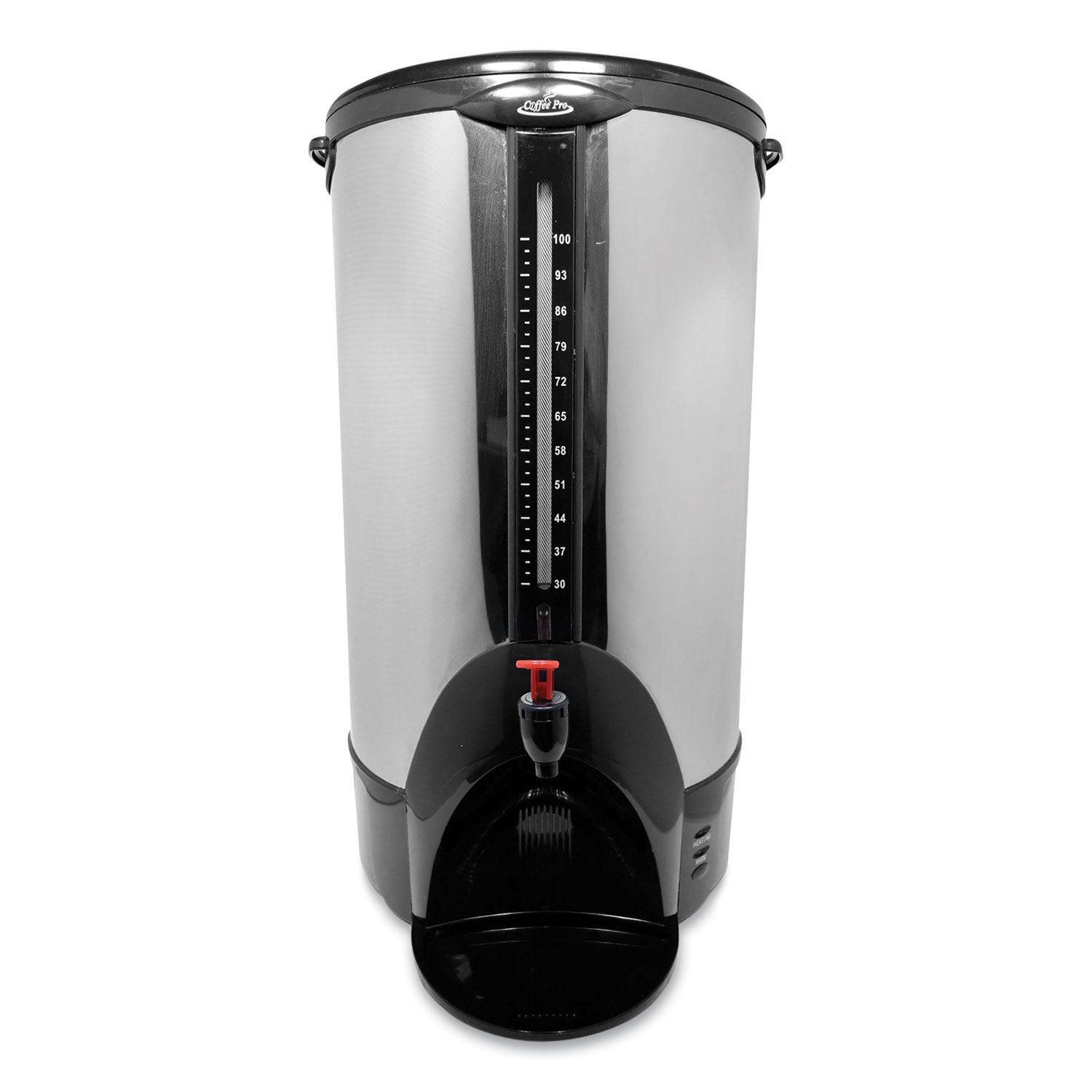 Coffee Pro Home/business 100-Cup Double-Wall Percolating Urn, Stainless Steel - Bloom Skins