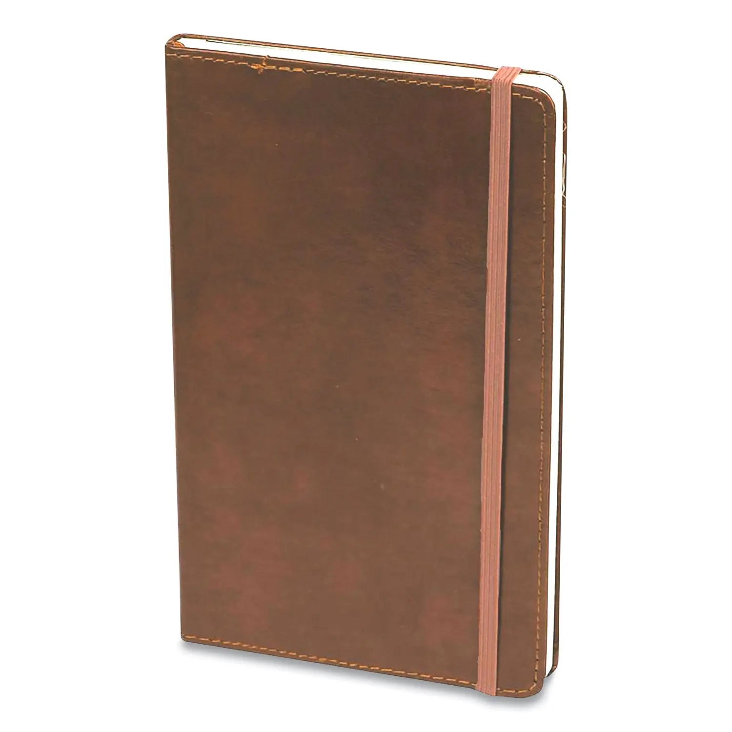 Markings® by C.R. Gibson Bonded Leather Journal, 1-Subject, Narrow Rule, Brown Cover, (240) 8.25 x 5 Sheets - Bloom Skins