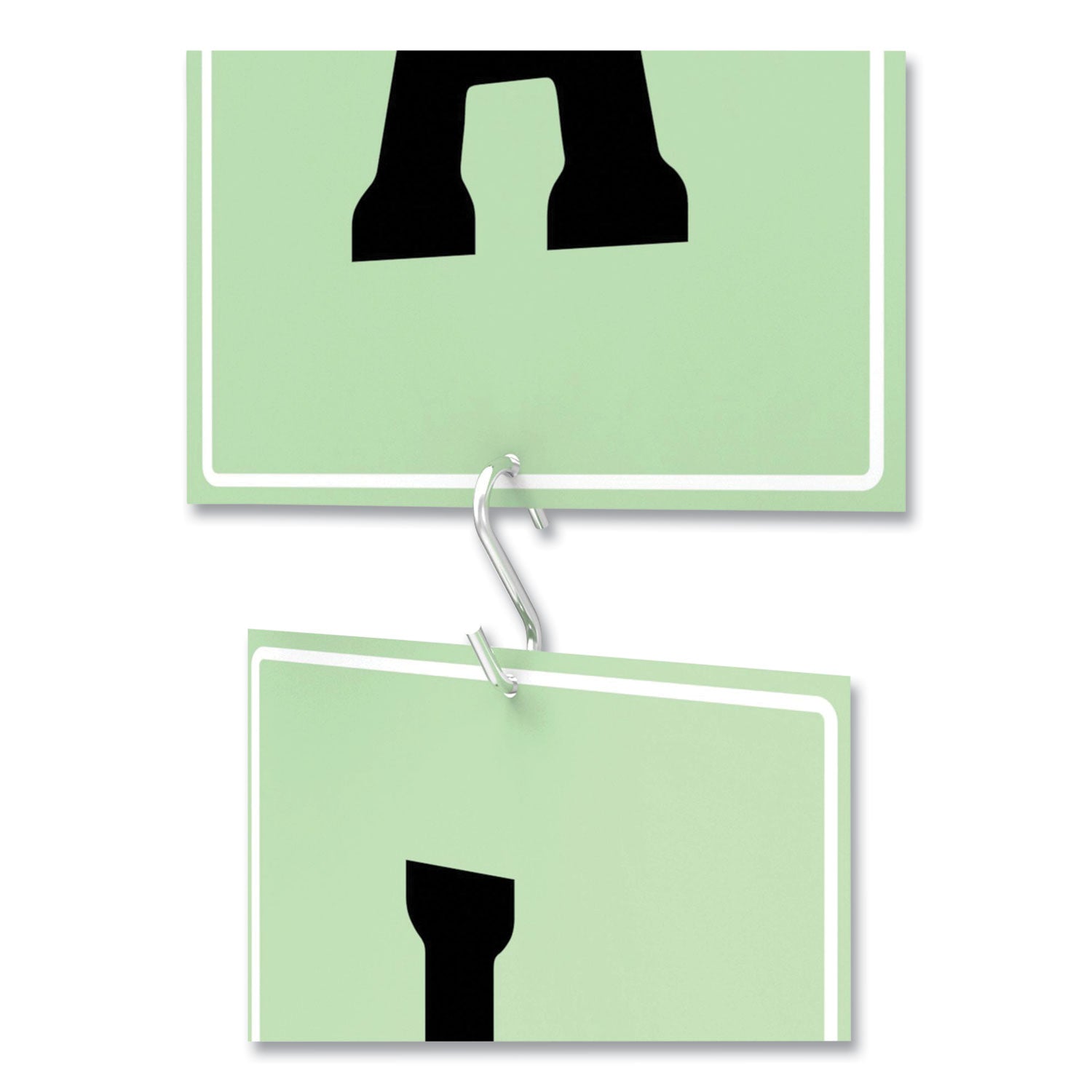 deflecto® S Hooks, Metal, Silver, 50/pack