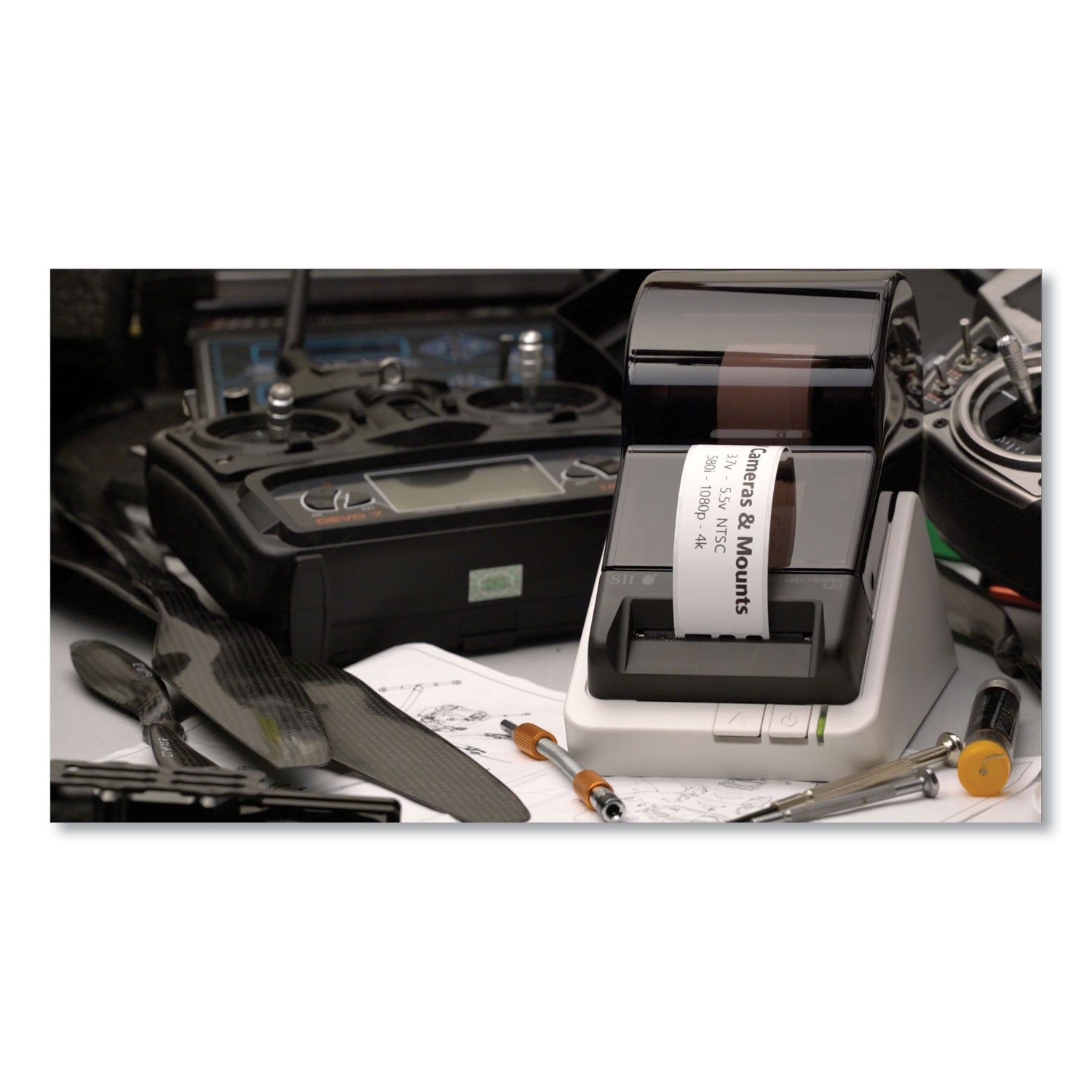 Seiko Slp-2rl Self-Adhesive Address Labels, 1.12" X 3.5", White, 130 Labels/roll, 2 Rolls/box