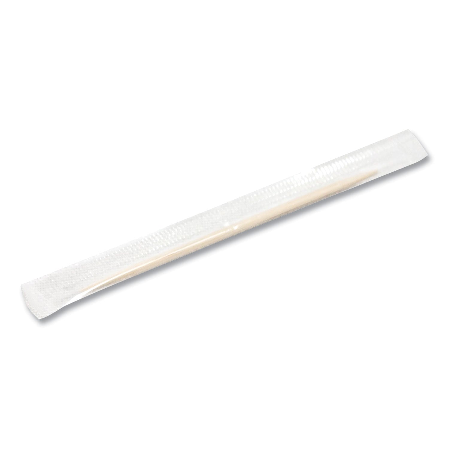 Handgards® Individually Wrapped Round Wood Toothpicks, 4", Natural, 1,000/box, 12 Boxes/carton