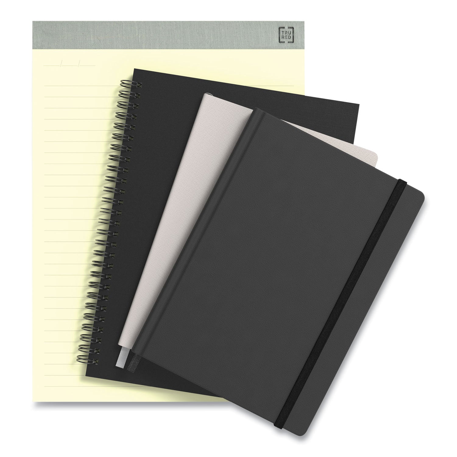 TRU RED™ Hardcover Business Journal, 1-Subject, Narrow Rule, Purple Cover, (96) 8 x 5.5 Sheets