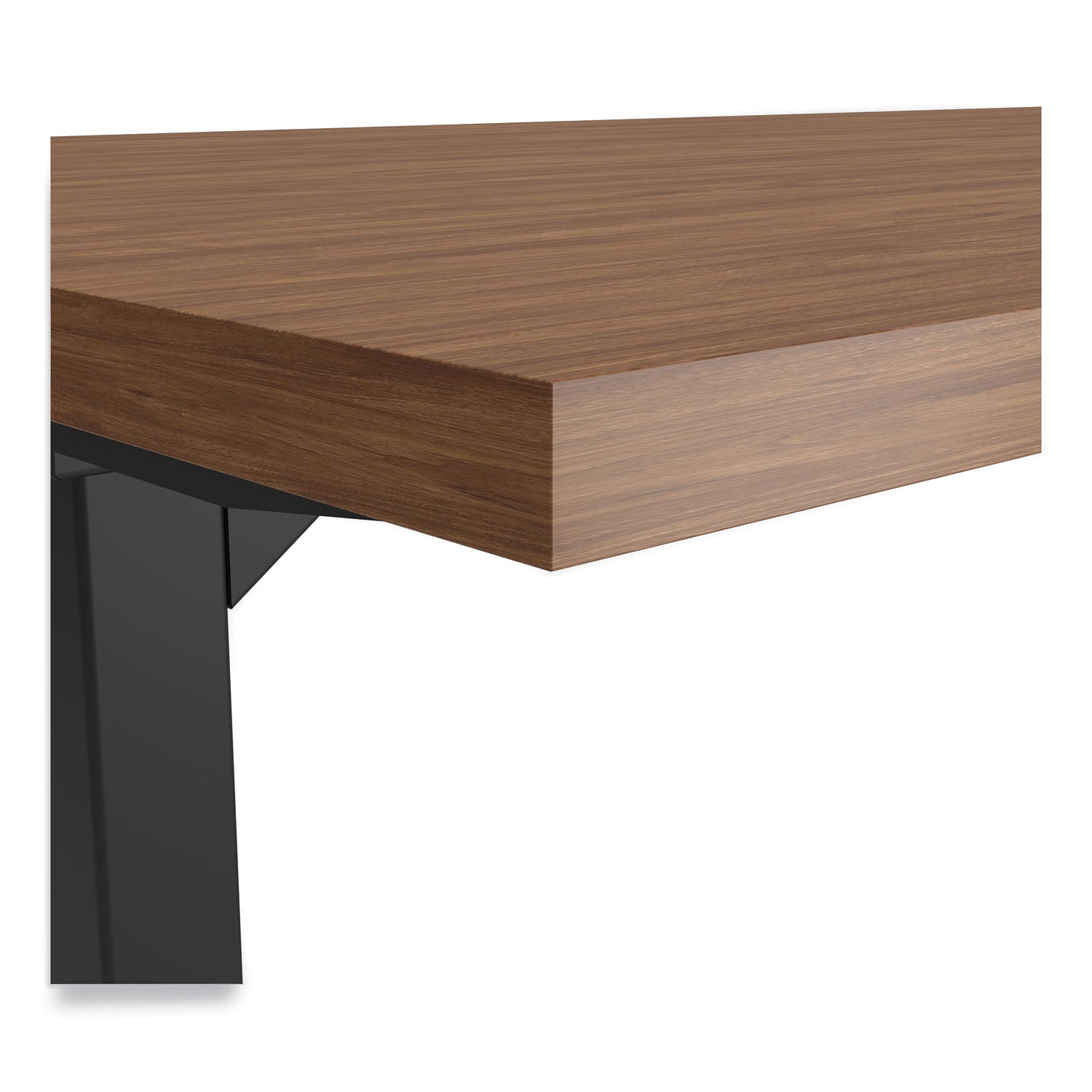 Union & Scale™ Essentials Electric Sit-Stand Desk, 55.1" X 27.5" X 25.9" To 51.5", Espresso/black