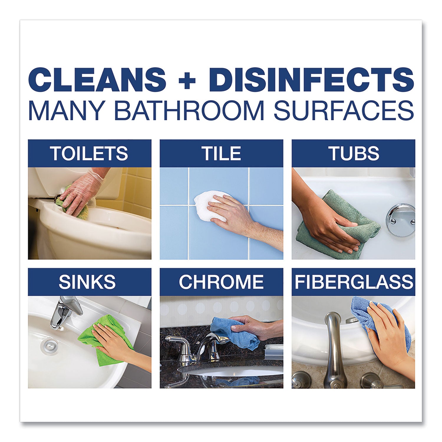 Comet® Disinfecting-Sanitizing Bathroom Cleaner, 32 Oz Trigger Spray Bottle, 8/carton