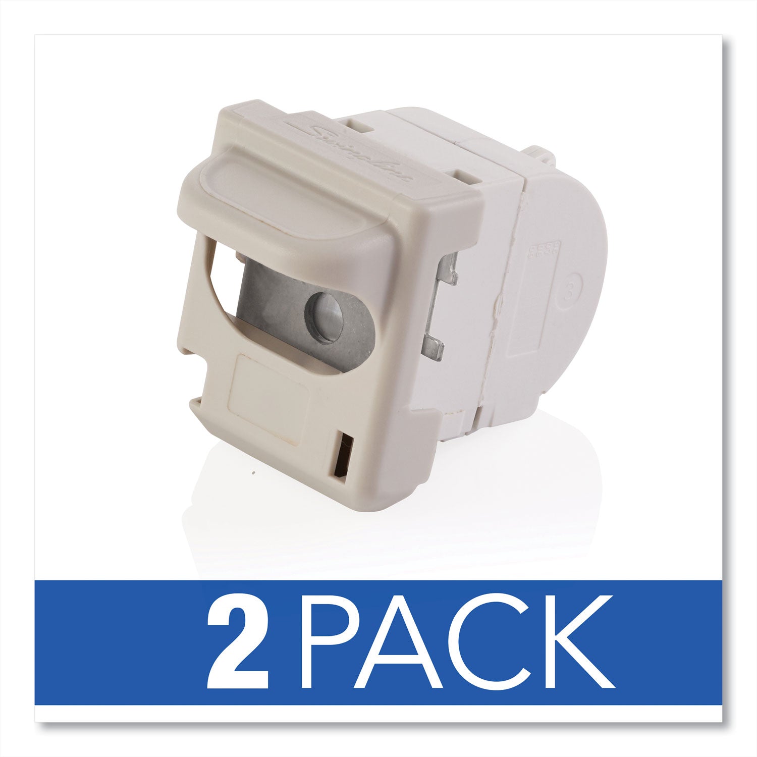 Swingline® Desktop Electric Stapler Cartridge, 0.25" Leg, 0.5" Crown, Steel, 1,500/cartridge, 2 Cartridges/box, 3000/box