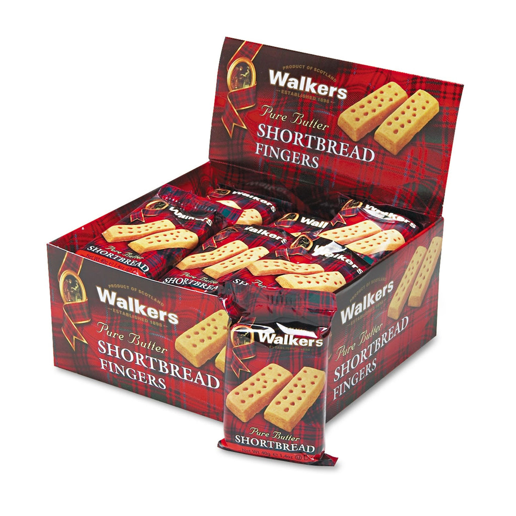 Shortbread Pack Walkers Shortbread Cookies, 2/pack, 24 Packs/box