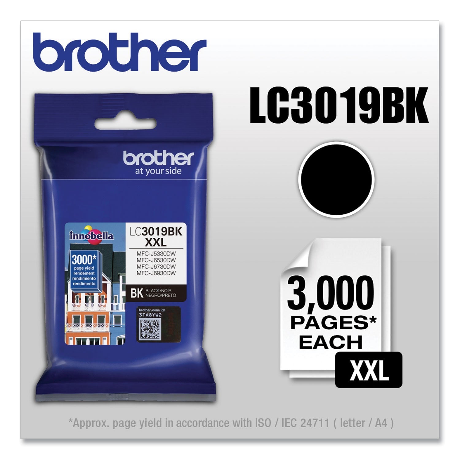 Innobella Super High-Yield Ink | Black | LC3019BK
