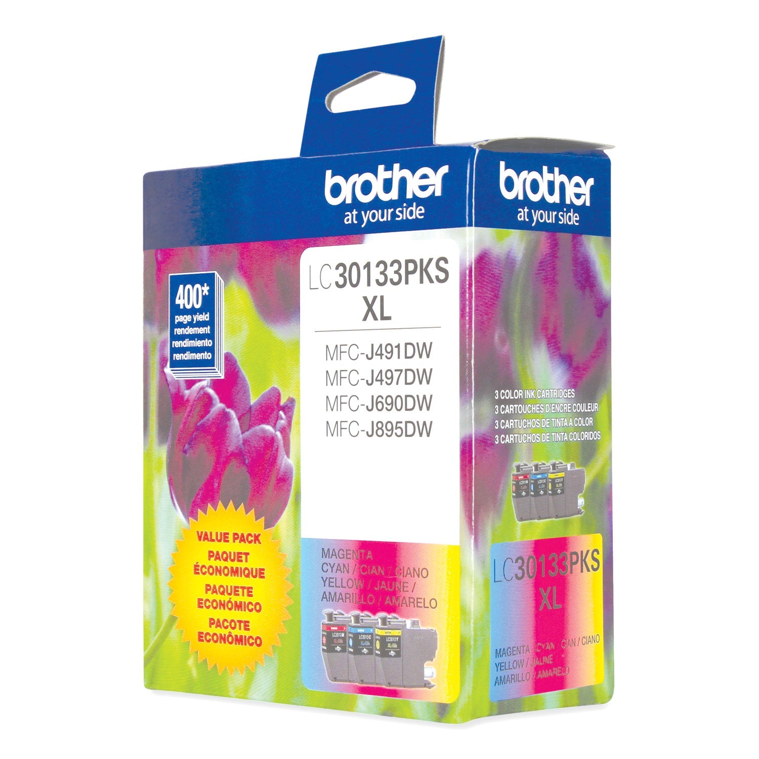 High-Yield Ink | CMY | 400 Page | LC30133PKS