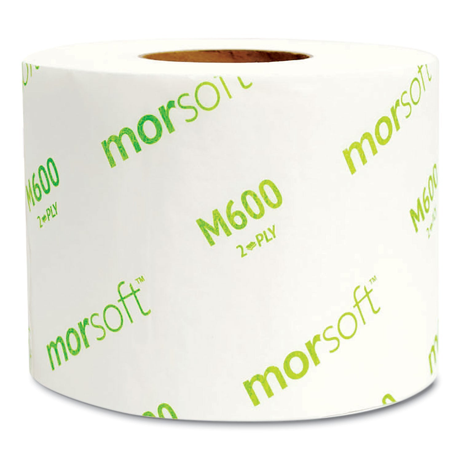 Morcon Tissue Morsoft Controlled Bath Tissue, Septic Safe, 2-Ply, White, 600 Sheets/Roll, 48 Rolls/Carton