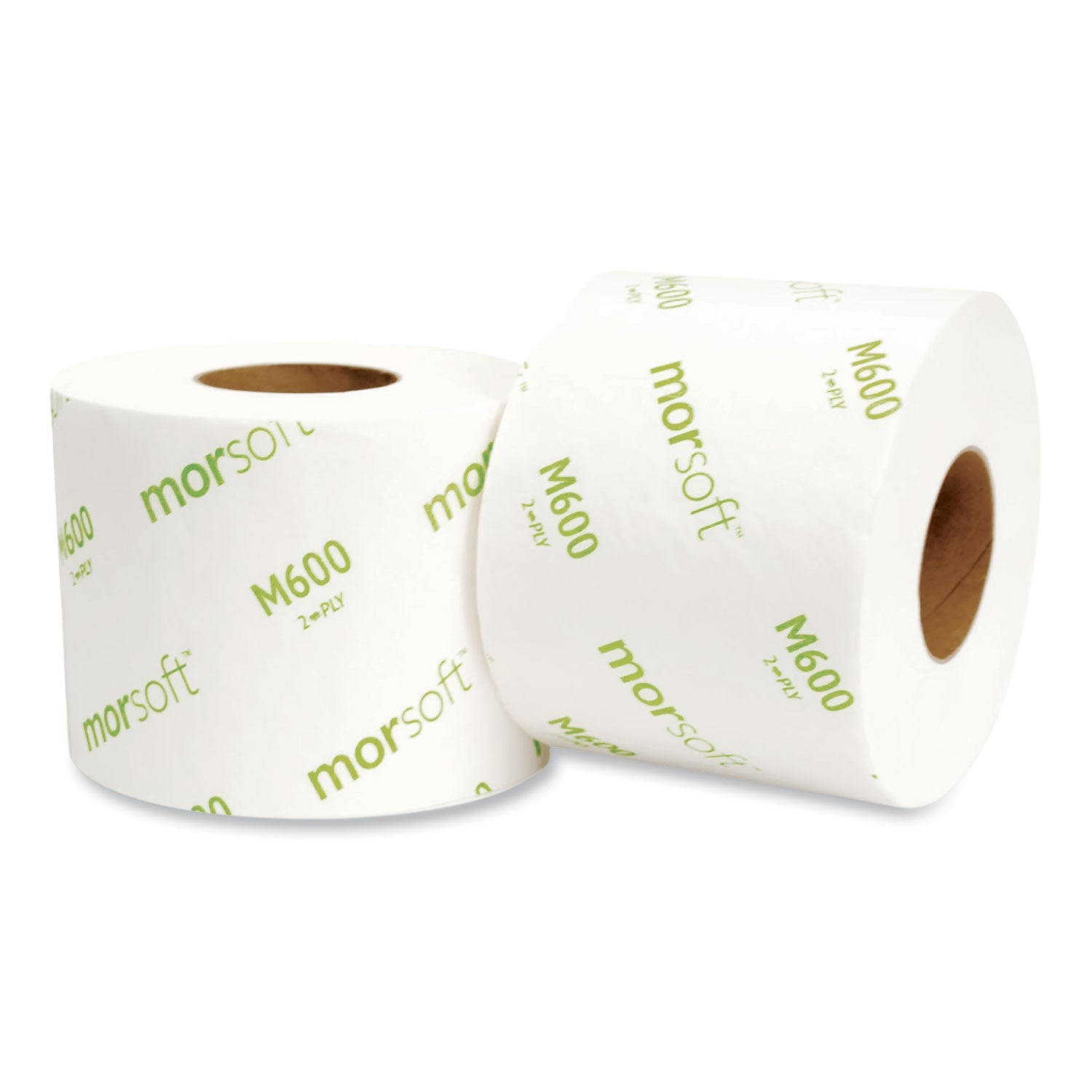 Morcon Tissue Morsoft Controlled Bath Tissue, Septic Safe, 2-Ply, White, 600 Sheets/Roll, 48 Rolls/Carton