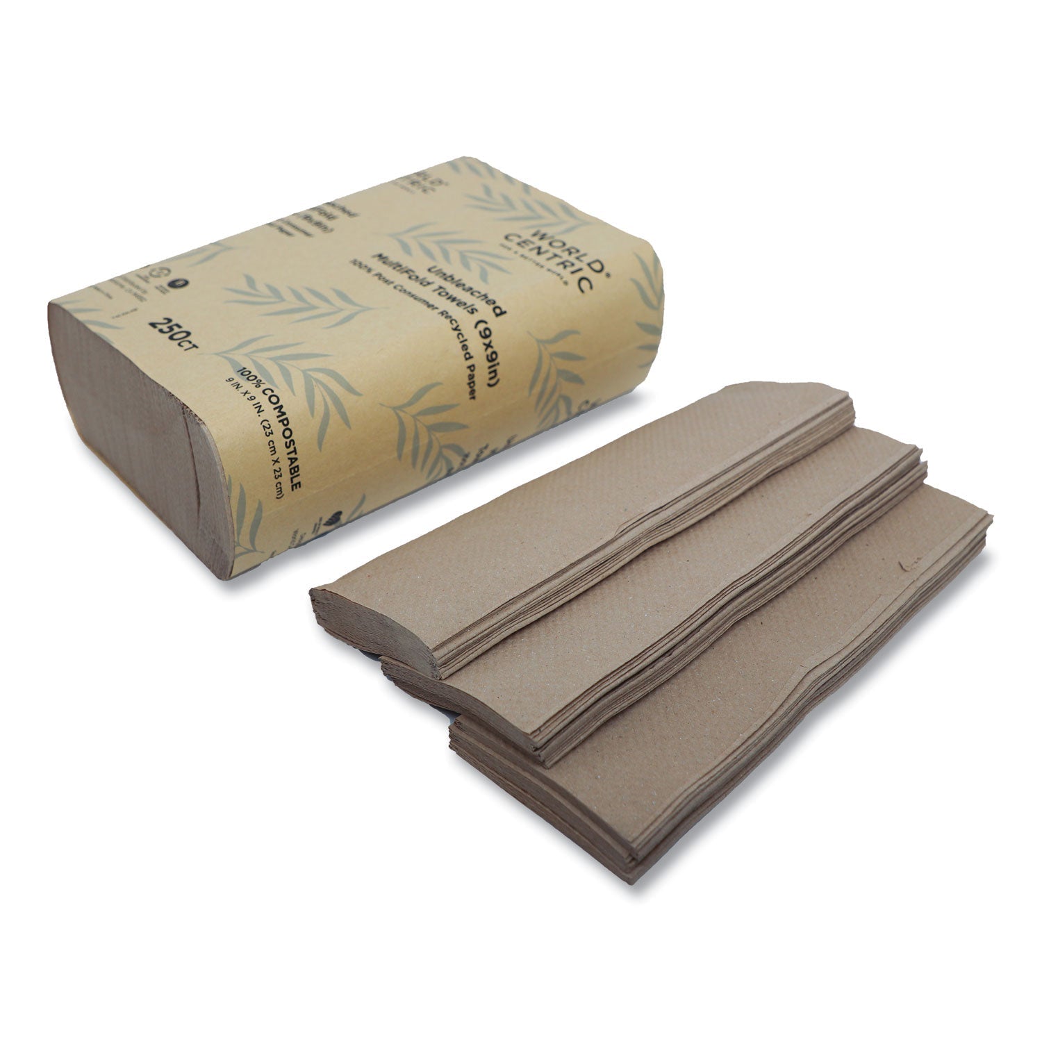 Recycled Paper Towels | 1-Ply | Natural | 4000-Ct