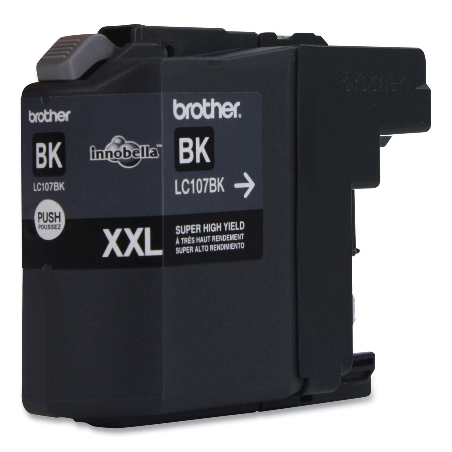 Brother Lc107bk Innobella Super High-Yield Ink, 1,200 Page-Yield, Black