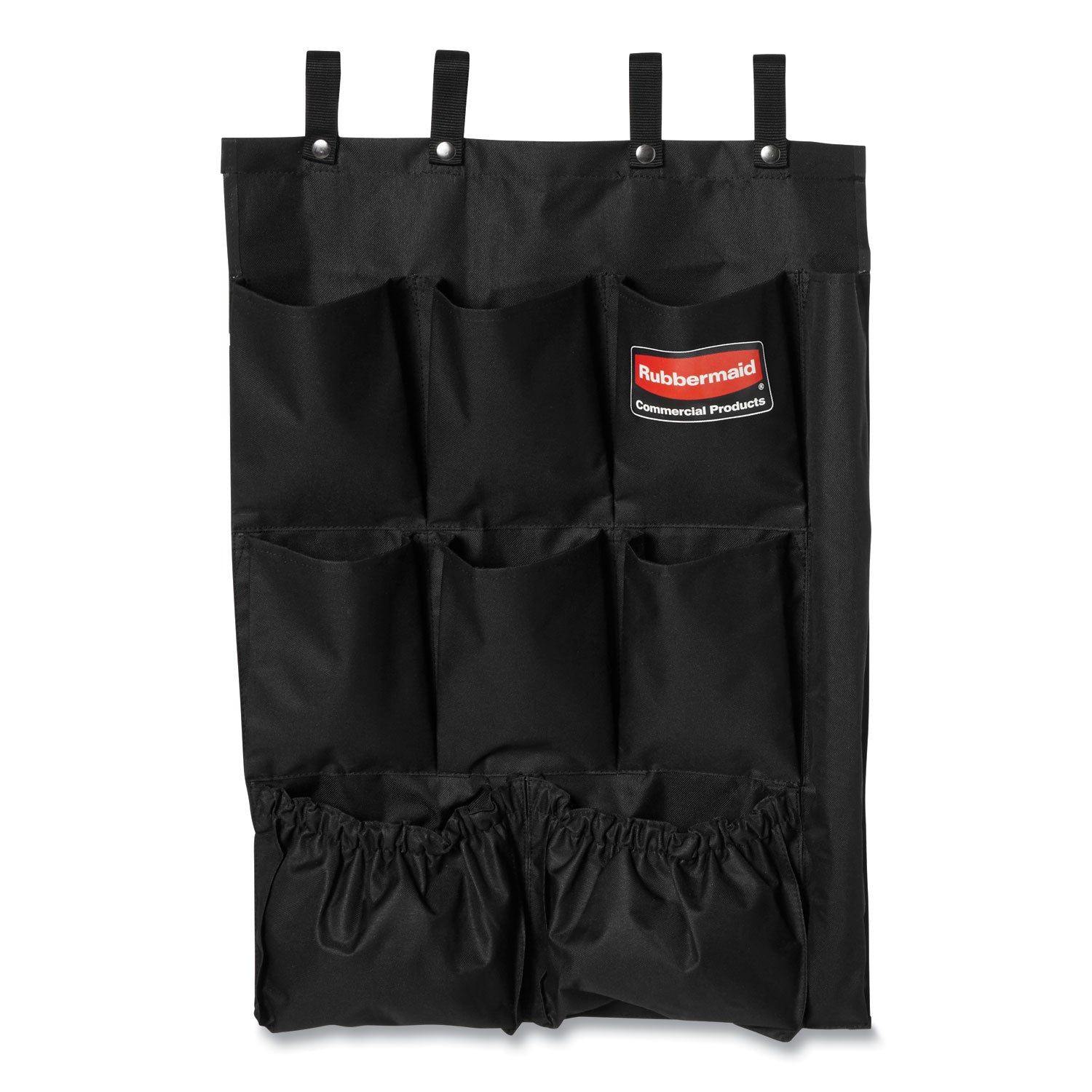 Fabric 9-Pocket Cart Organizer | Black