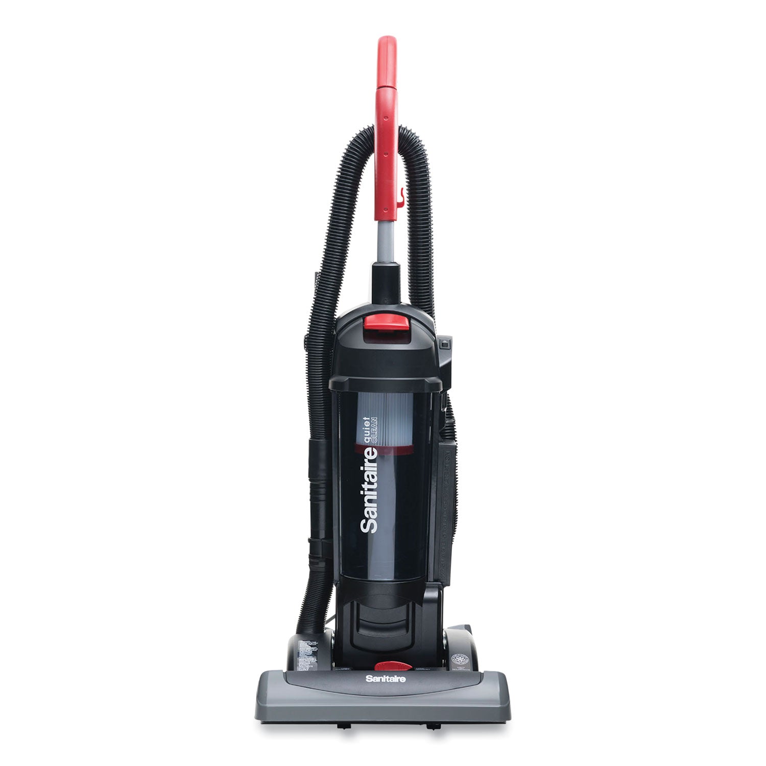 Sanitaire® FORCE QuietClean Upright Vacuum SC5845D, 15" Cleaning Path, Black - Bloom Skins