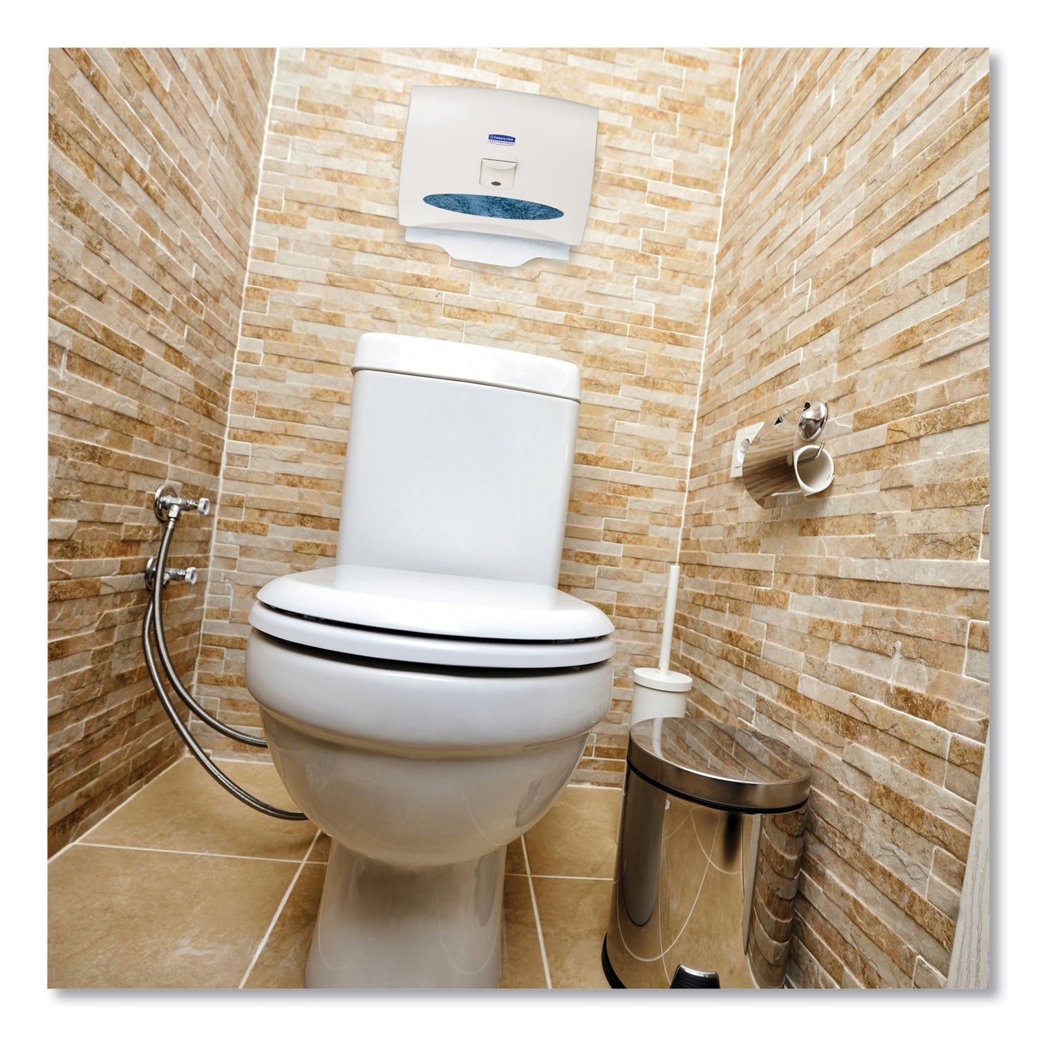 Scott® Personal Seats Sanitary Toilet Seat Covers, 15 X 18, White, 125/pack