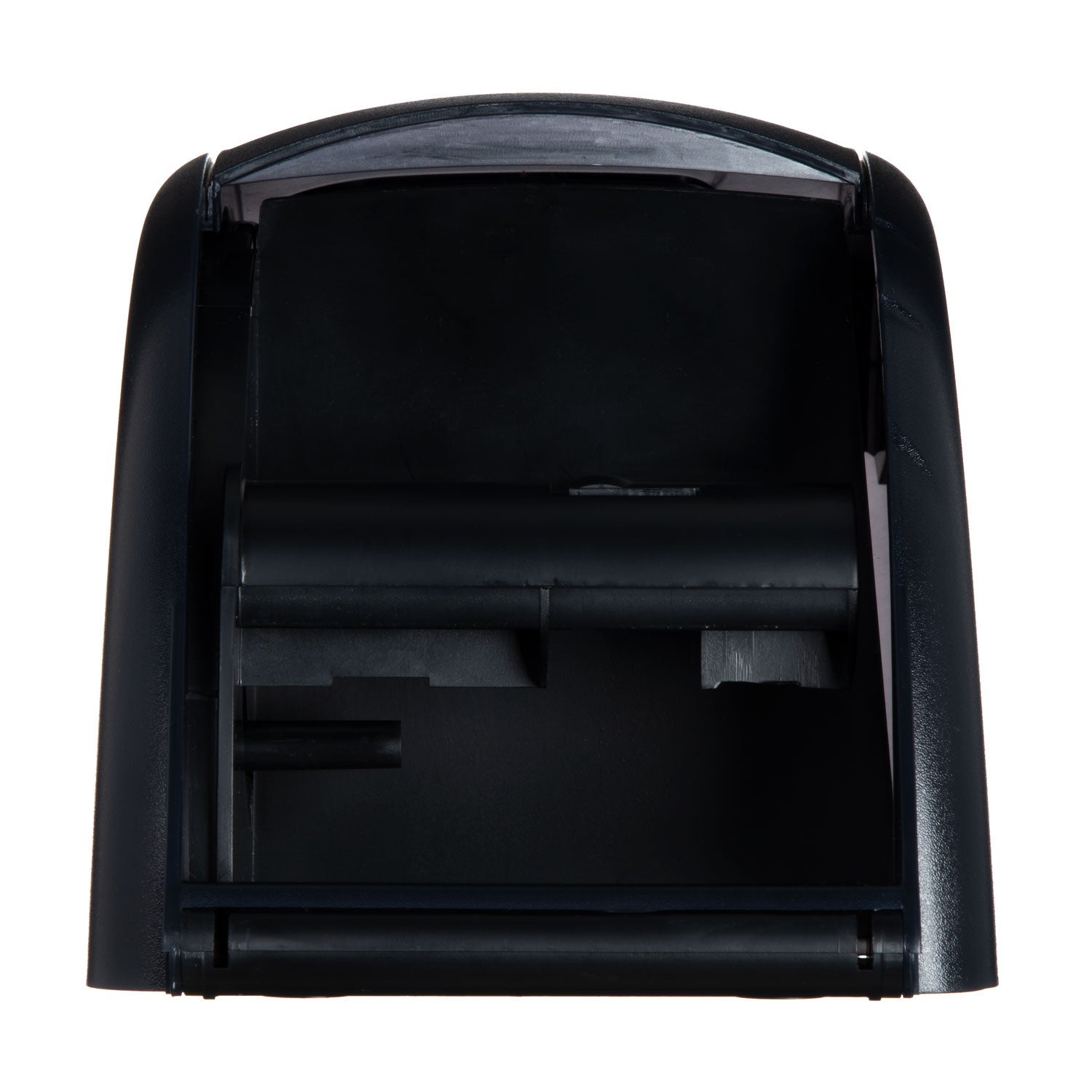 San Jamar® Duett Standard Bath Tissue Dispenser, Oceans, 7.5 x 7 x 12.75, Transparent Black Pearl